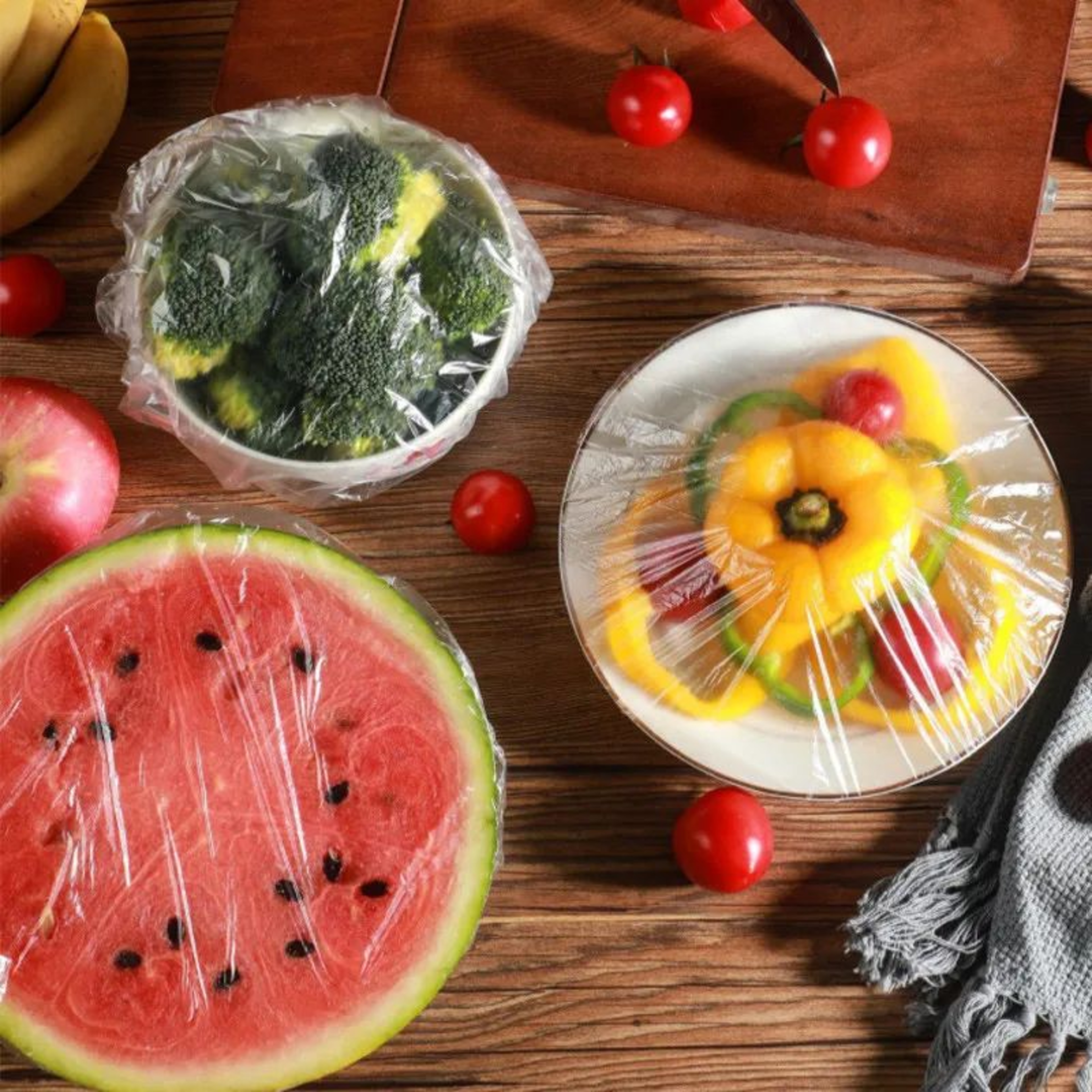 Elastic Food Storage Covers Set 1