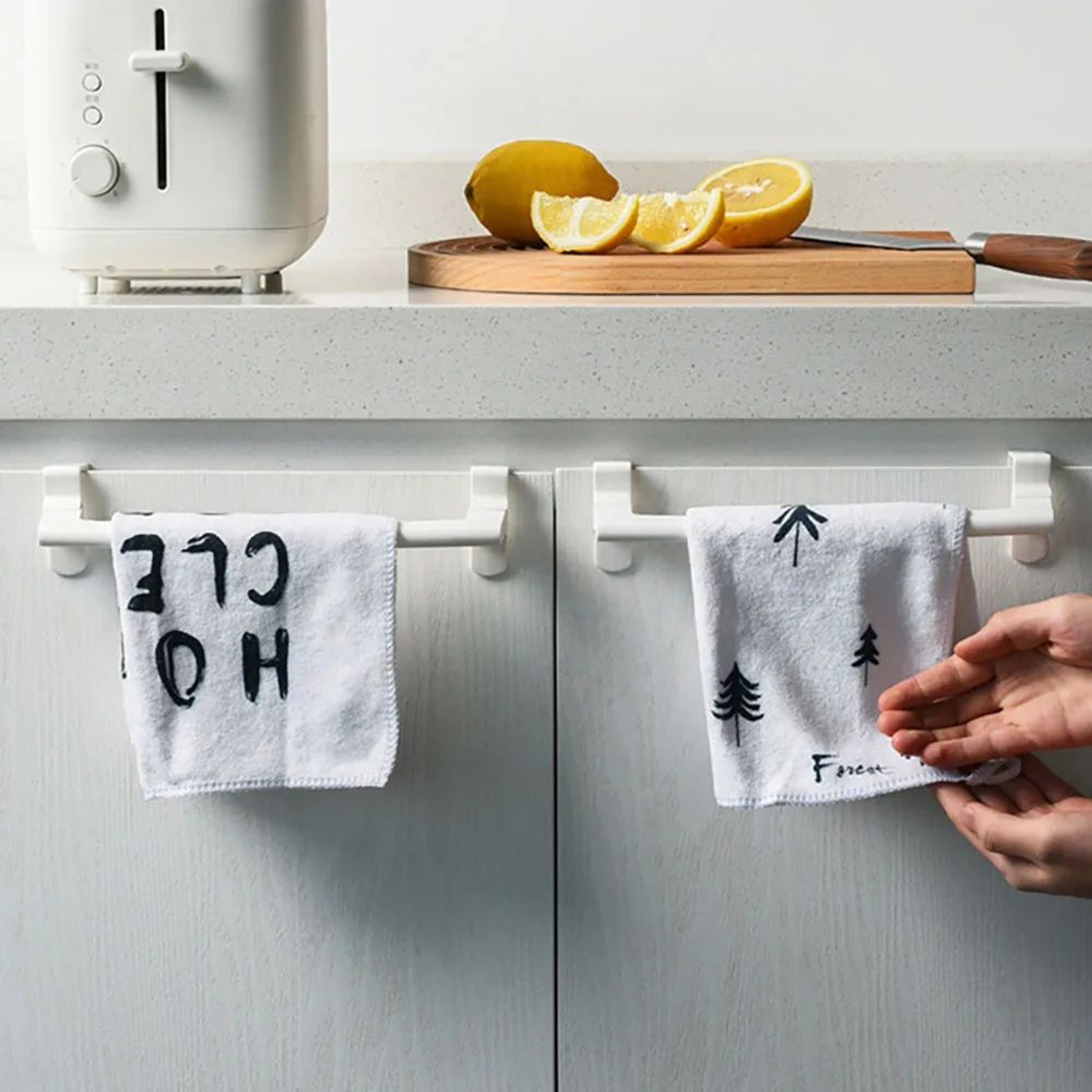 Over Door Towel Rack Cabinet Door Towel Holder 0