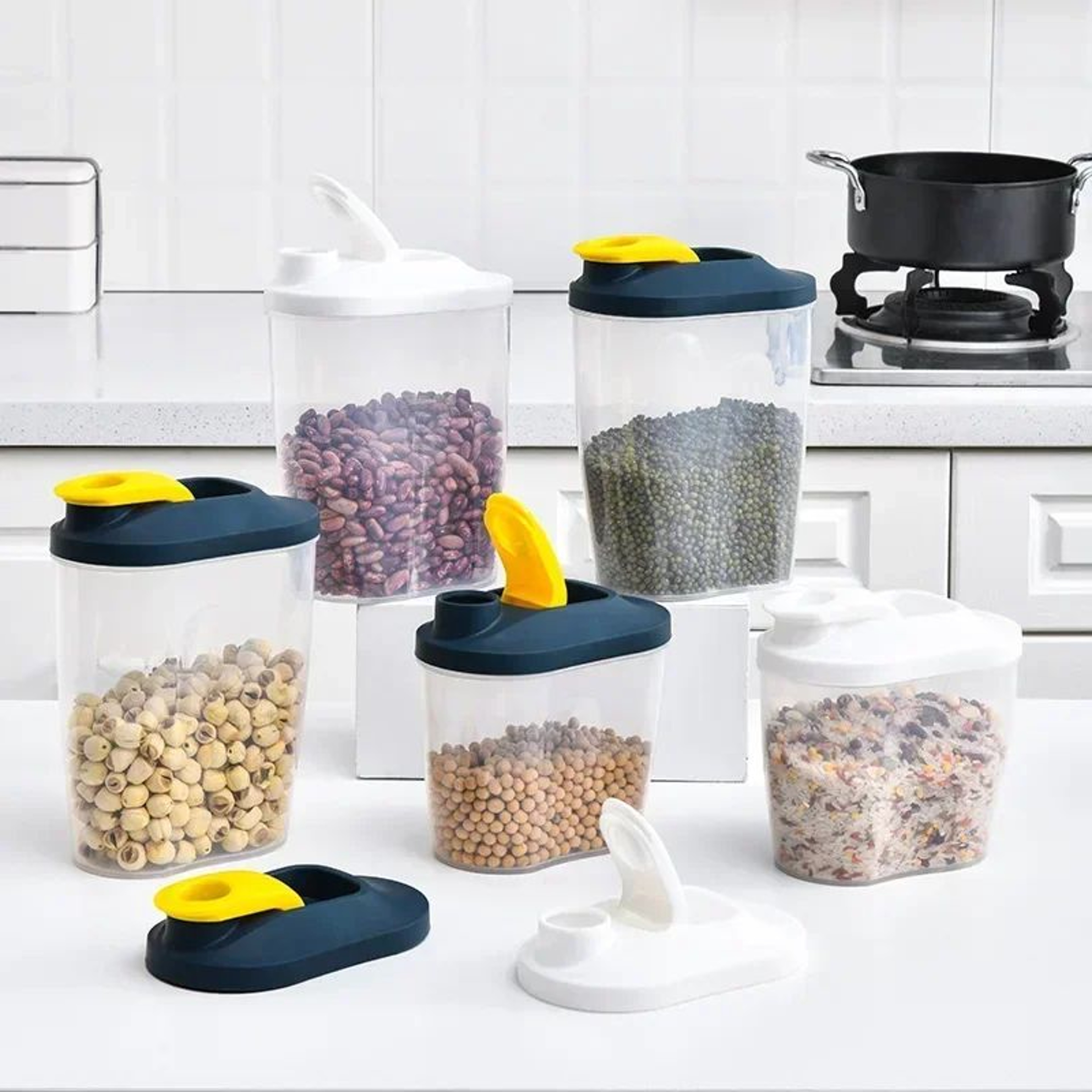 Airtight Rice Storage Container Sealed Grain Storage Bin 2