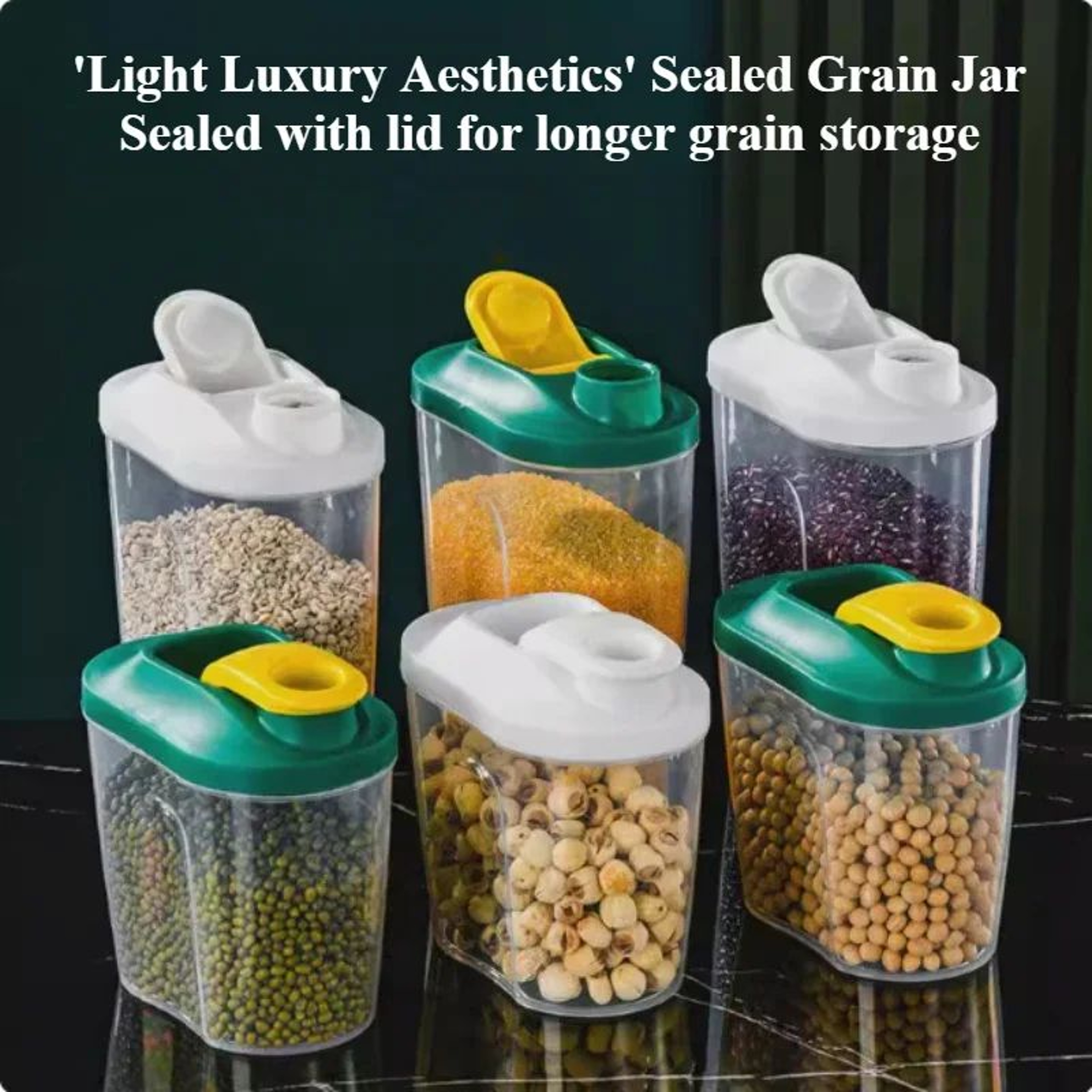 Airtight Rice Storage Container Sealed Grain Storage Bin 3
