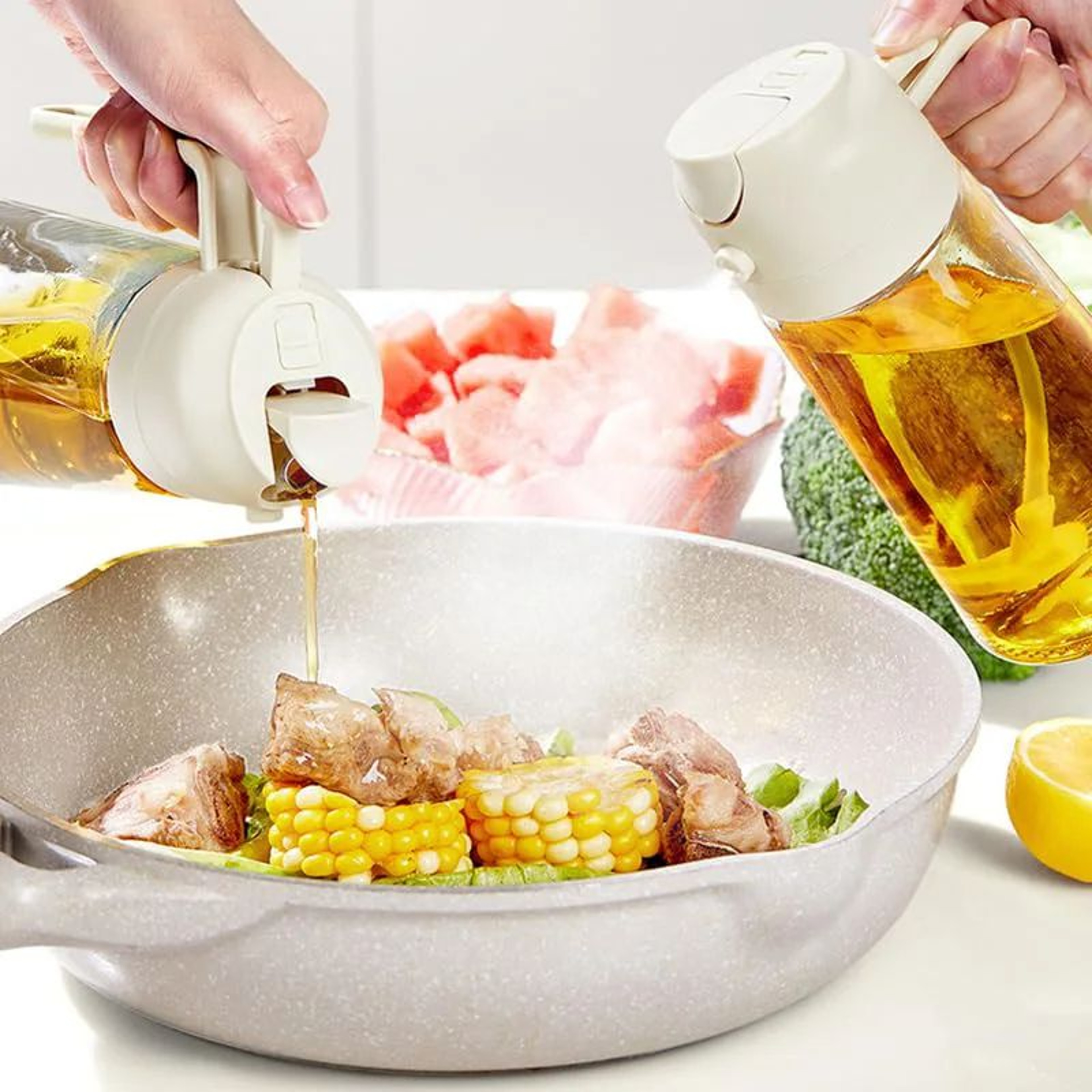 2 In 1 Oil Sprayer Bottle 1