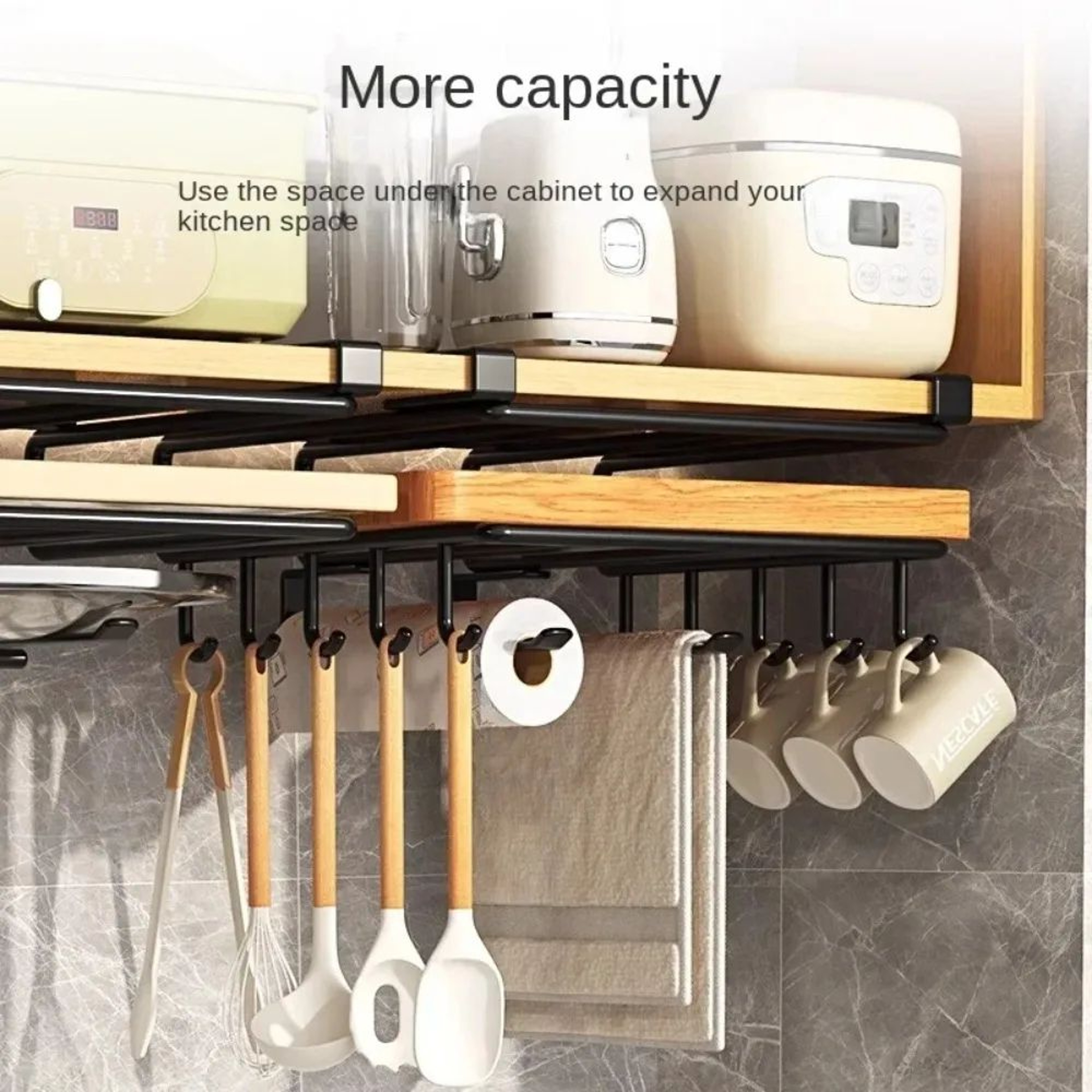 Under Cabinet Organizer Rack 2