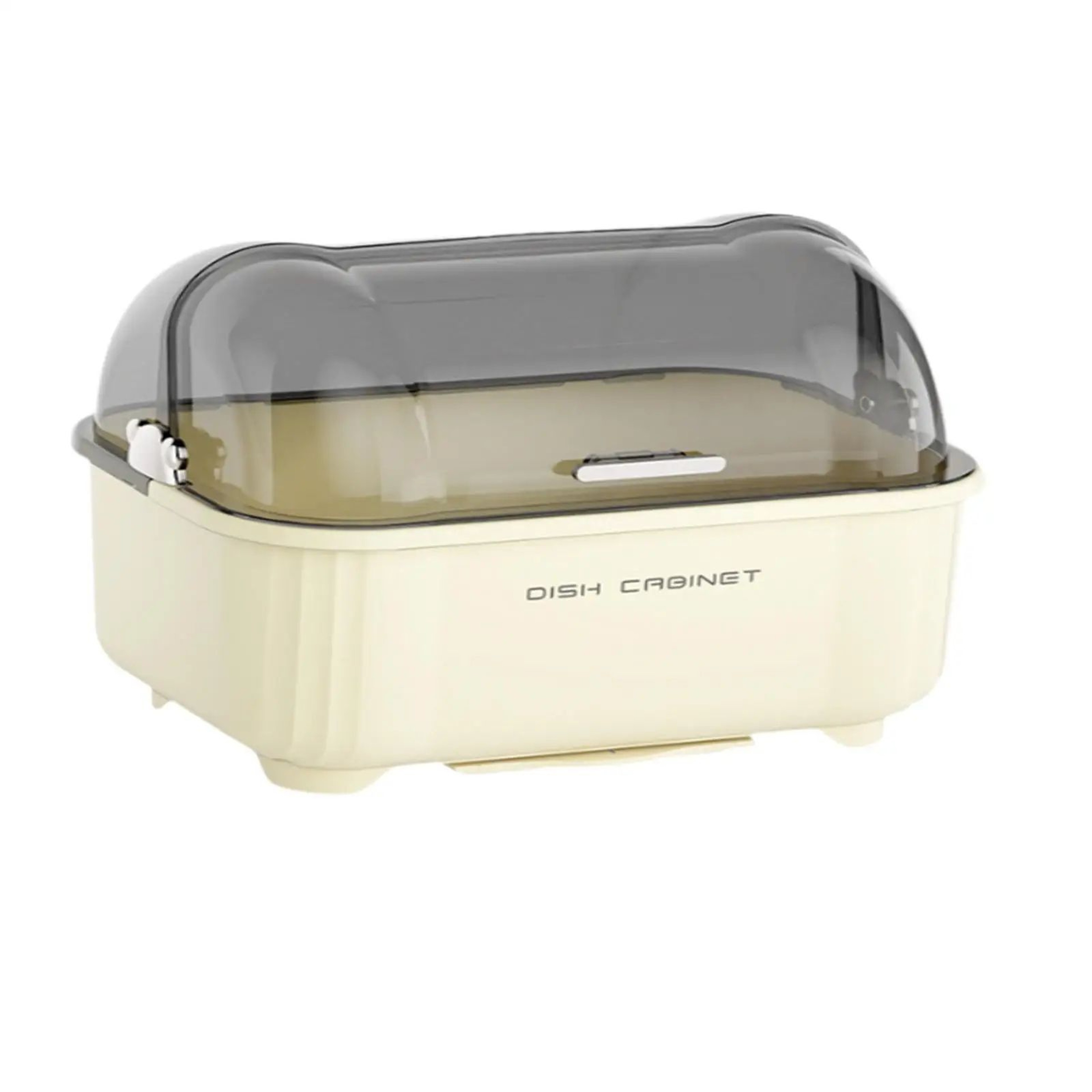 Large Capacity Dish Drying Rack With Cover Utensil Storage Organizer 7