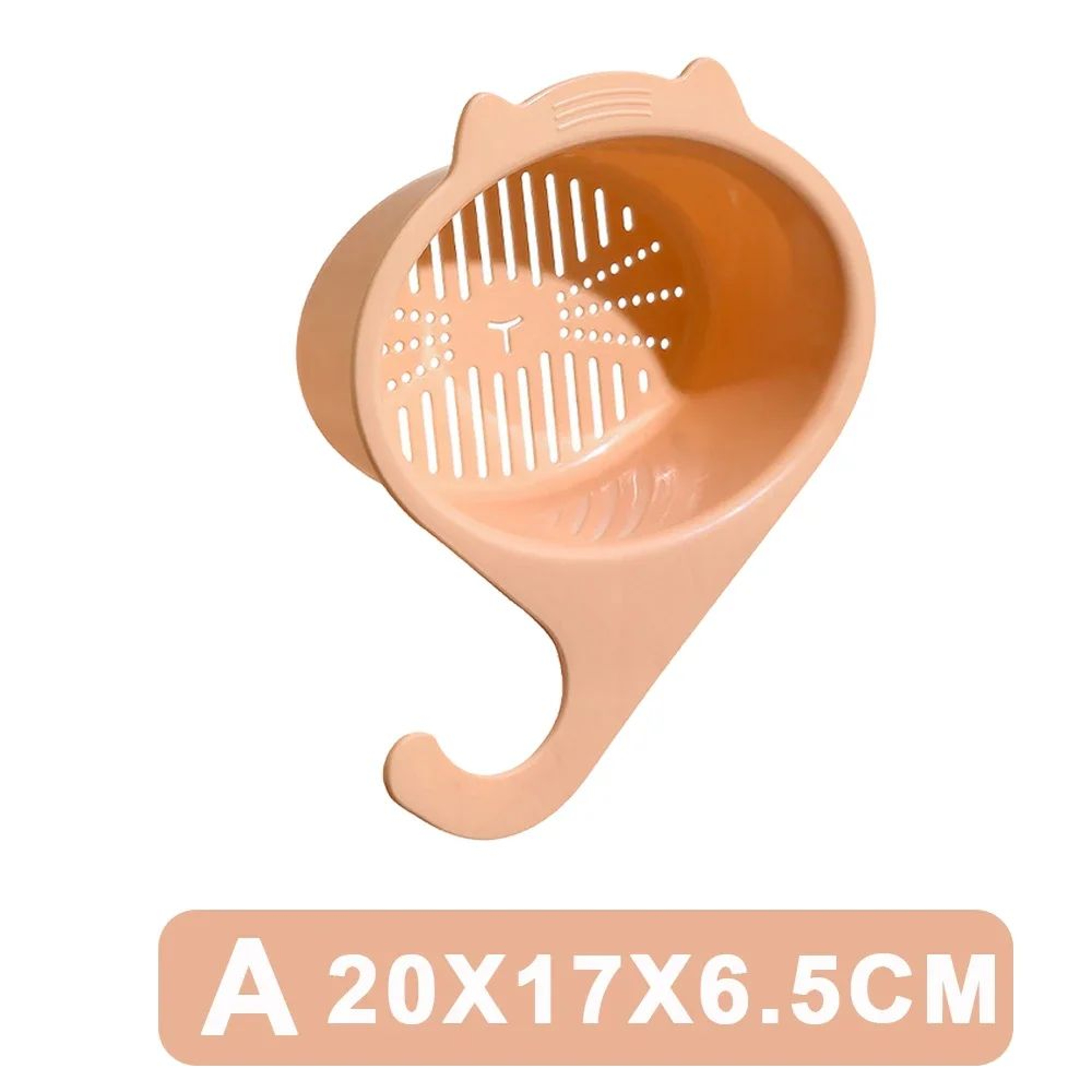 Cat Shape Kitchen Sink Drain Basket Faucet Storage Organizer 8