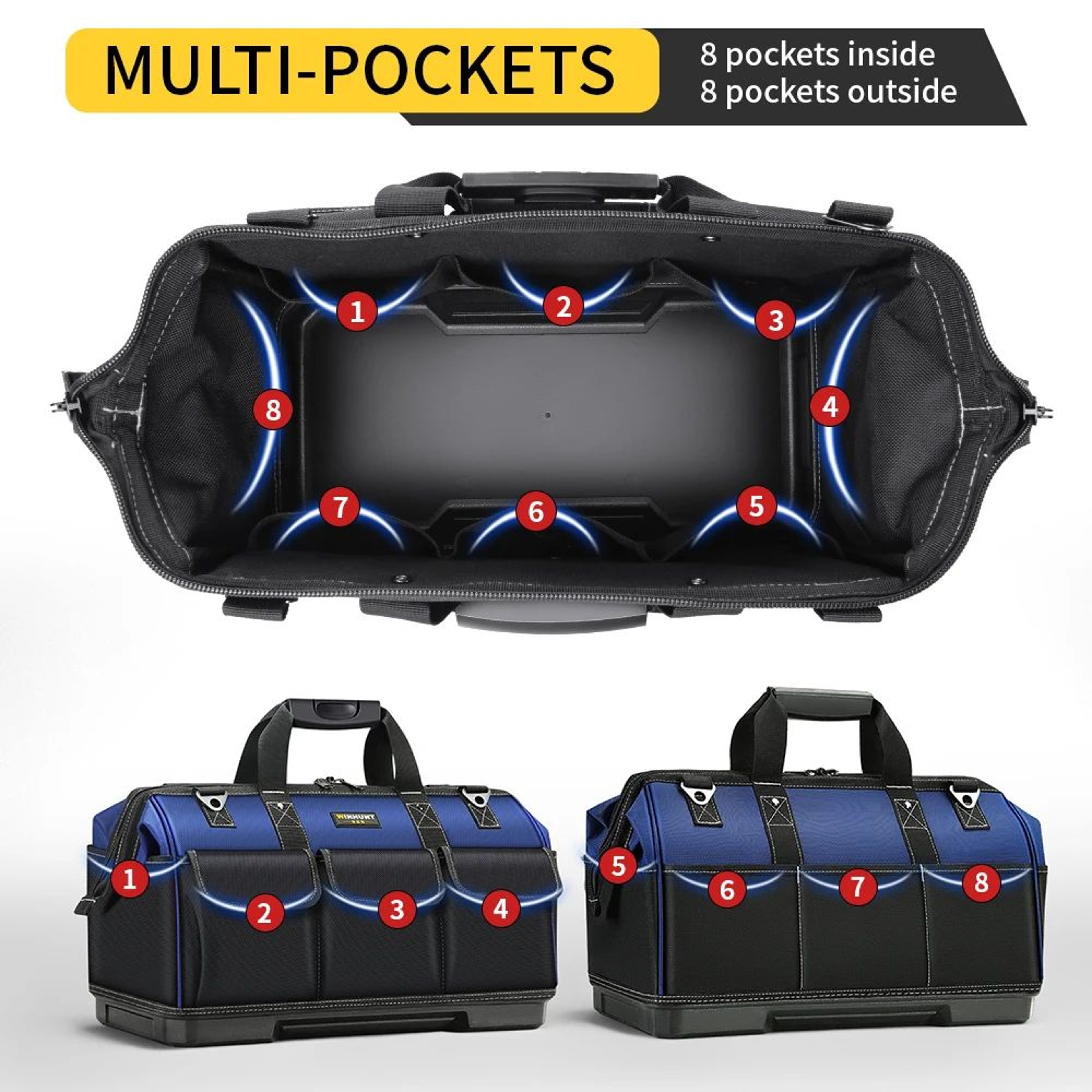 WINHUNT Heavy Duty Canvas Tool Bag 3