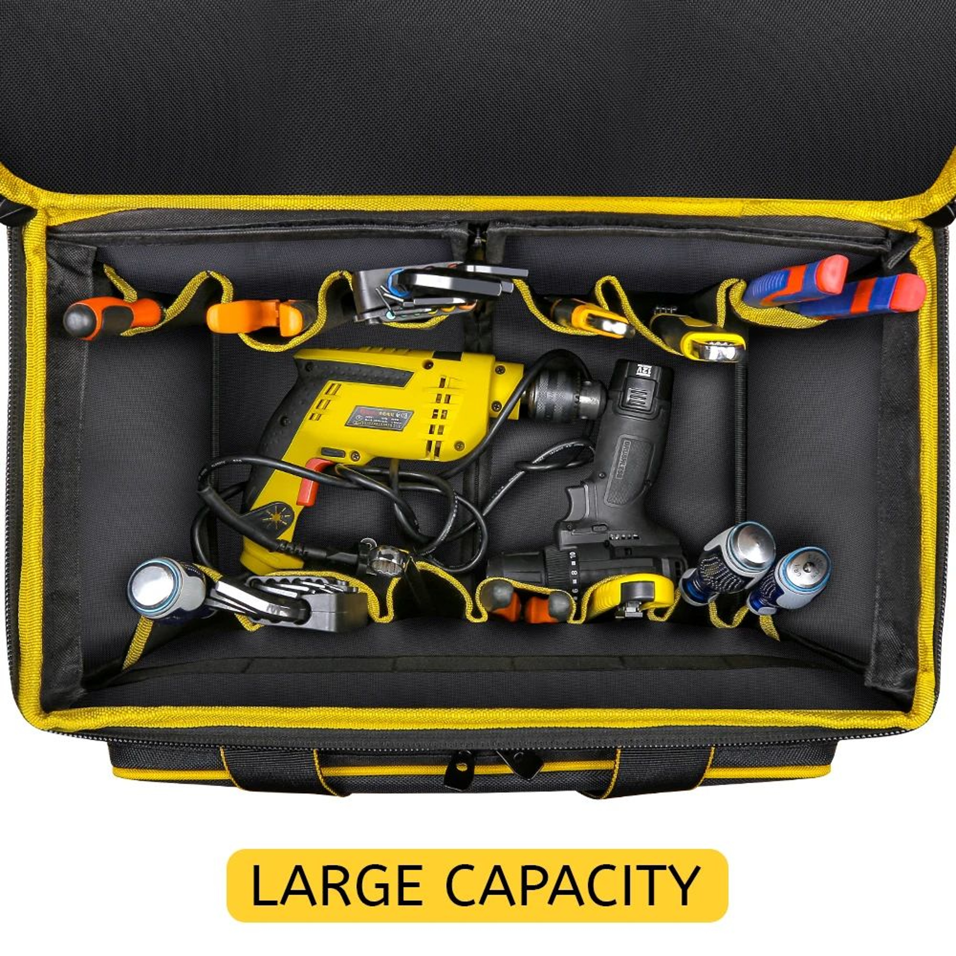 WINHUNT Heavy Duty Rolling Tool Bag With Telescoping Handle 5