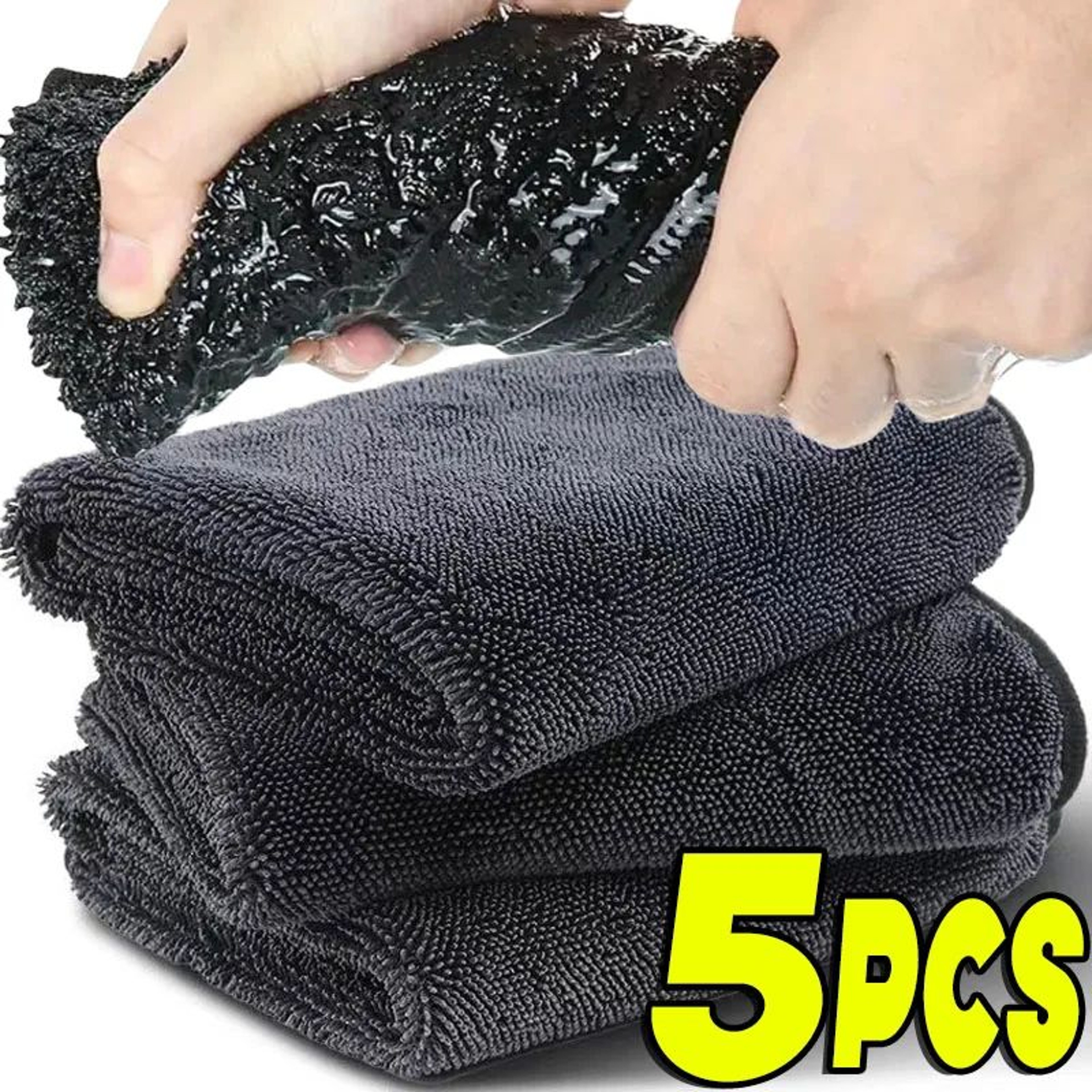 1200 GSM Double Sided Microfiber Car Drying Towel For Car Detailing 0