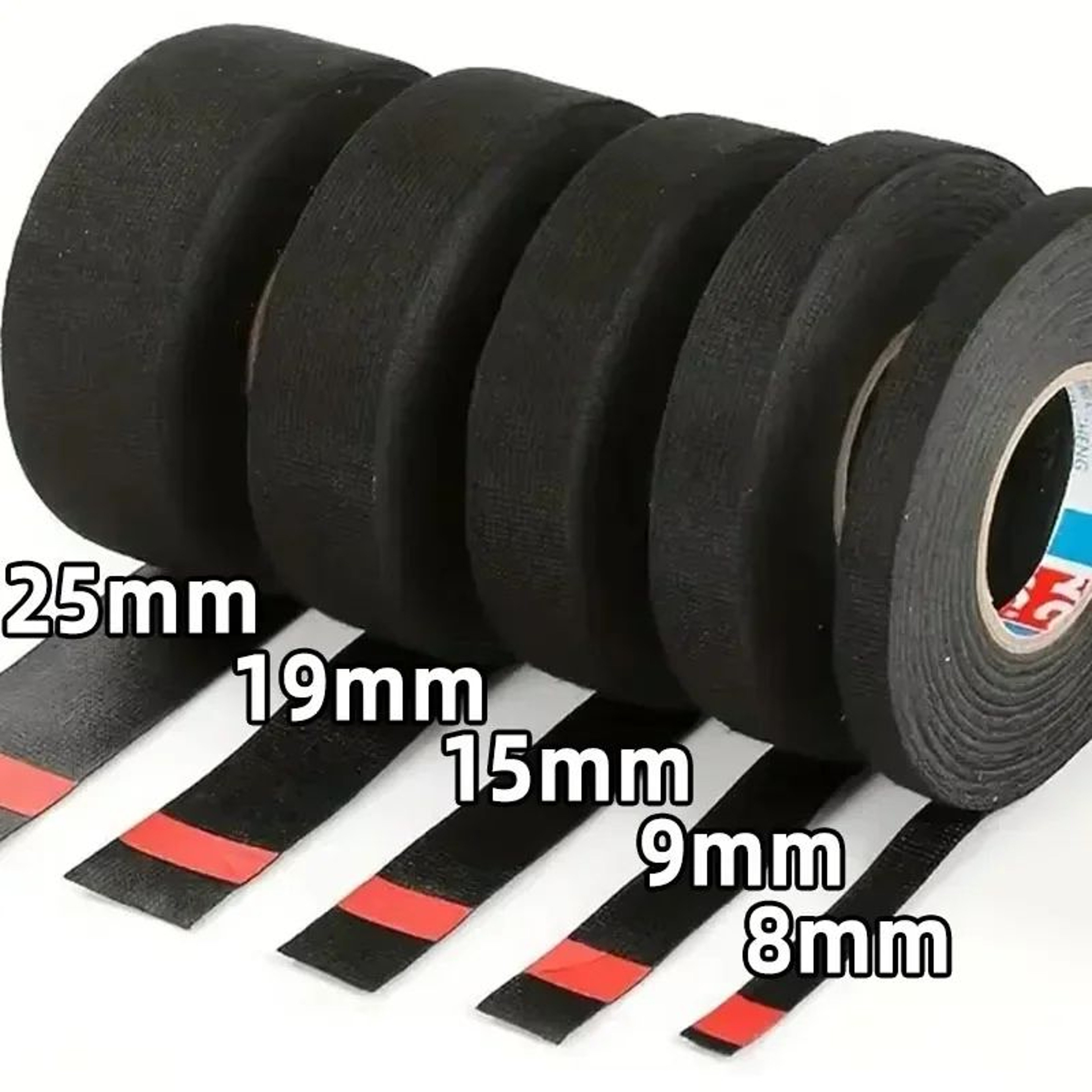 Heat Resistant Electrical Fabric Tape For Wire Harness Cable Protection 6
