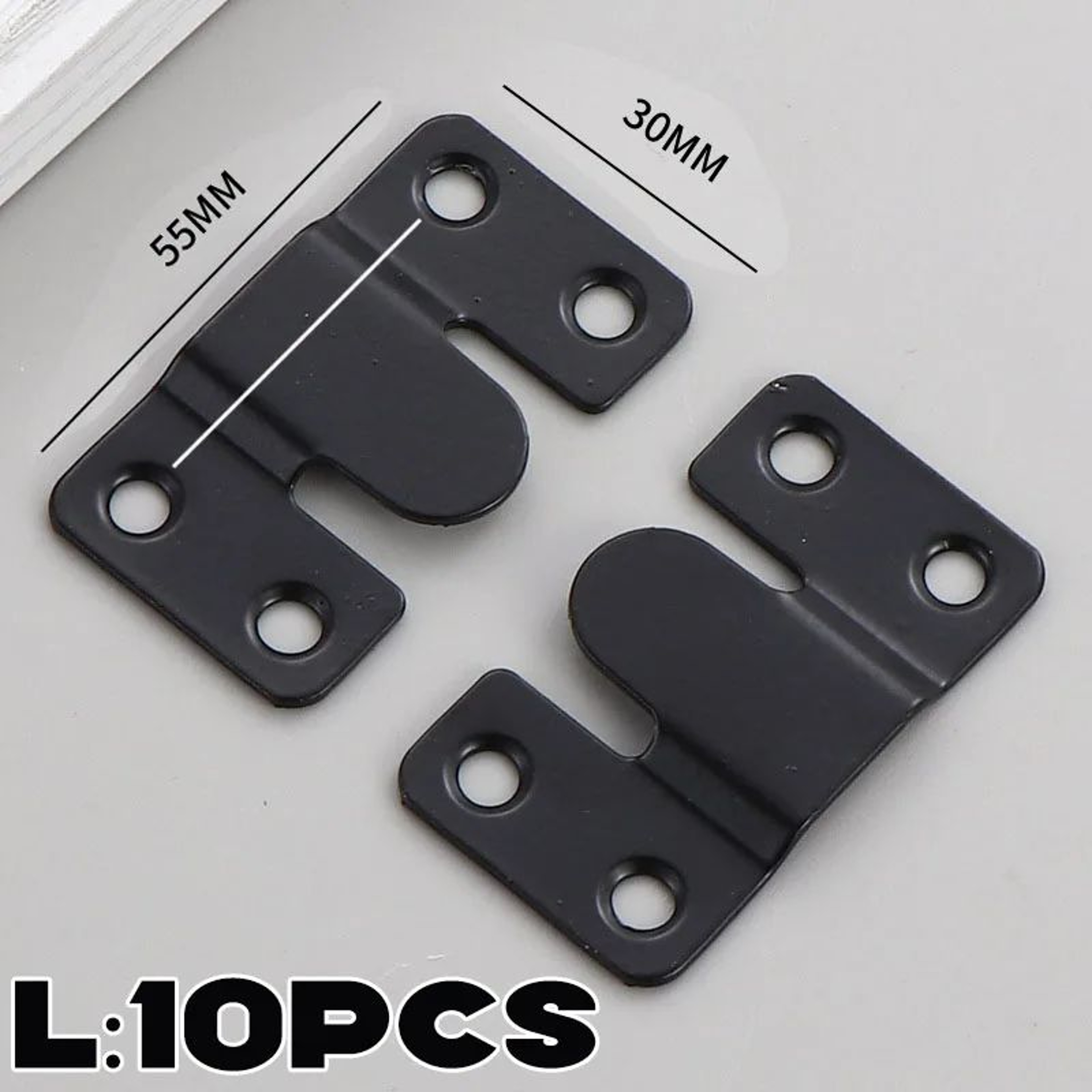 Stainless Steel Picture Frame Hanging Hooks Flush Mount Wall Brackets 6