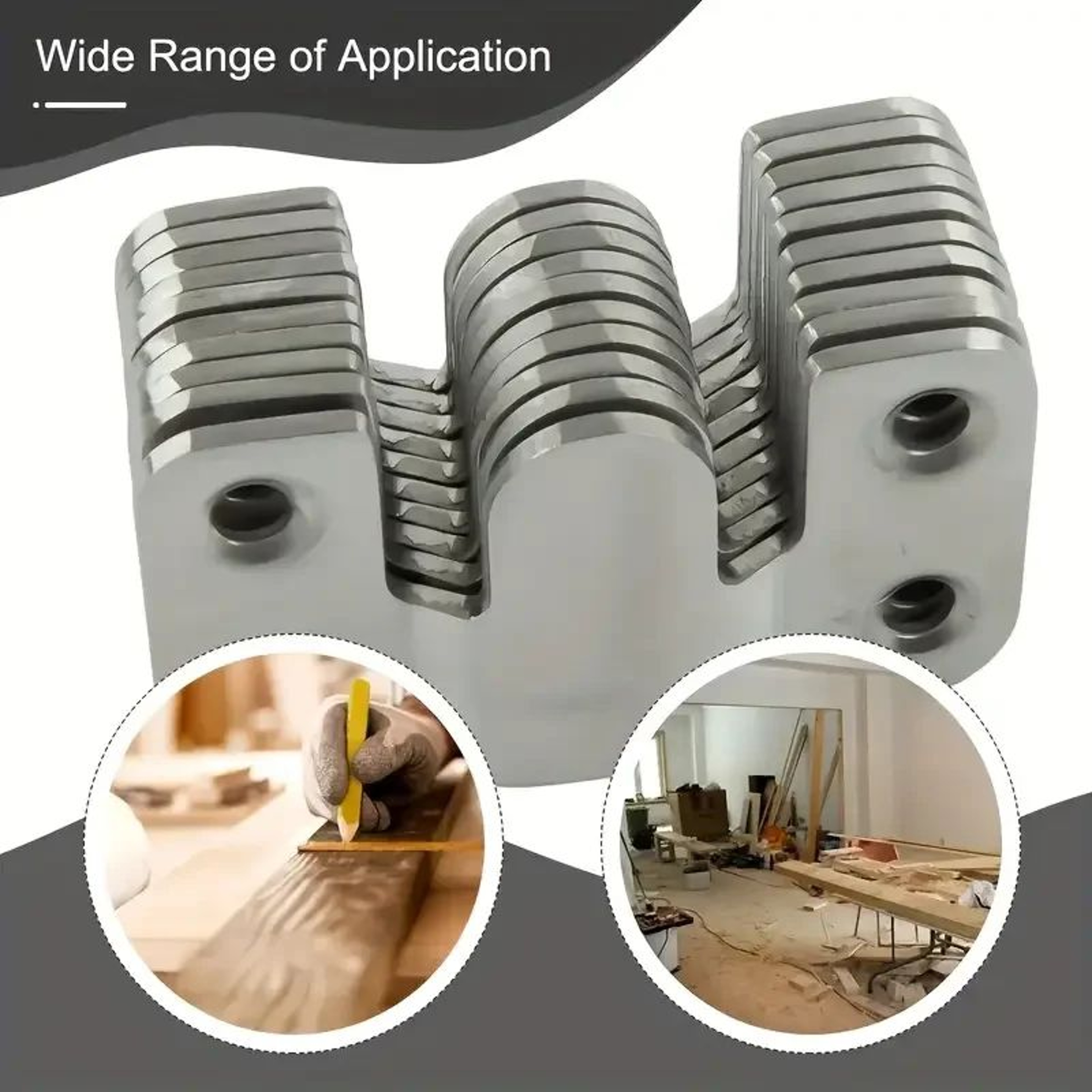 Stainless Steel Picture Frame Hanging Hooks Flush Mount Wall Brackets 5