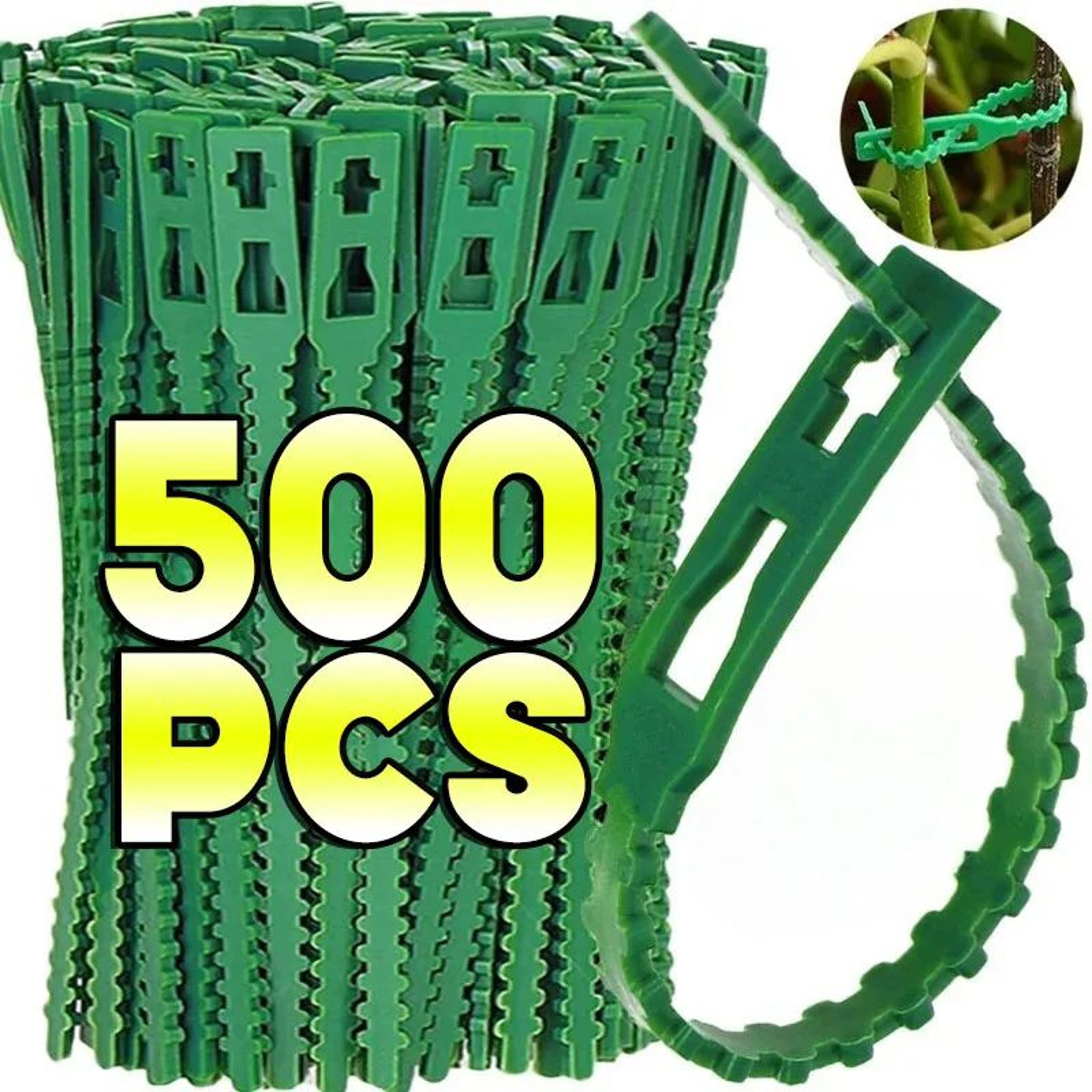 Reusable Garden Plant Ties Adjustable Nylon Cable Ties 0
