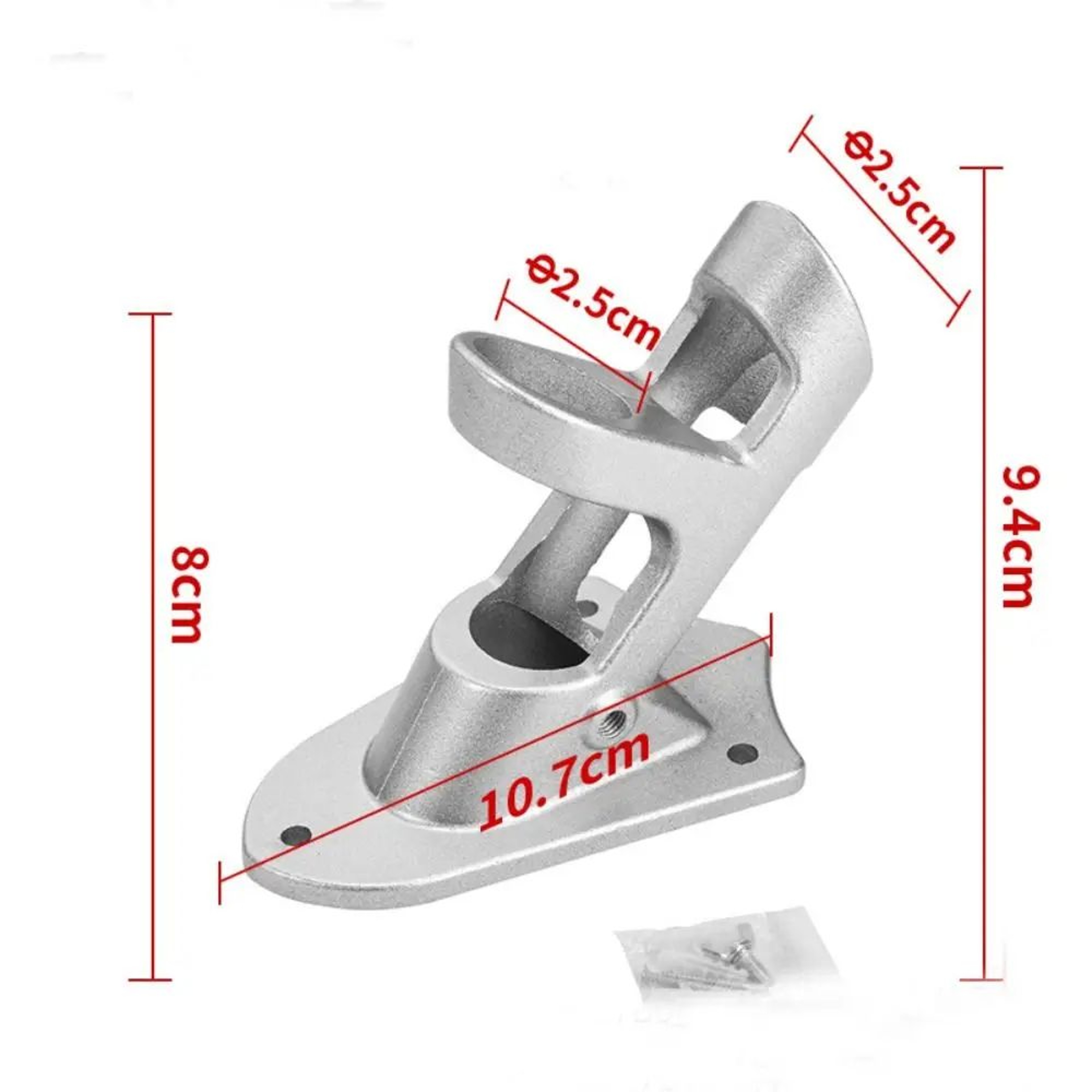 Portable Telescopic Flag Pole Wall Mount Banner Pole Kit 7