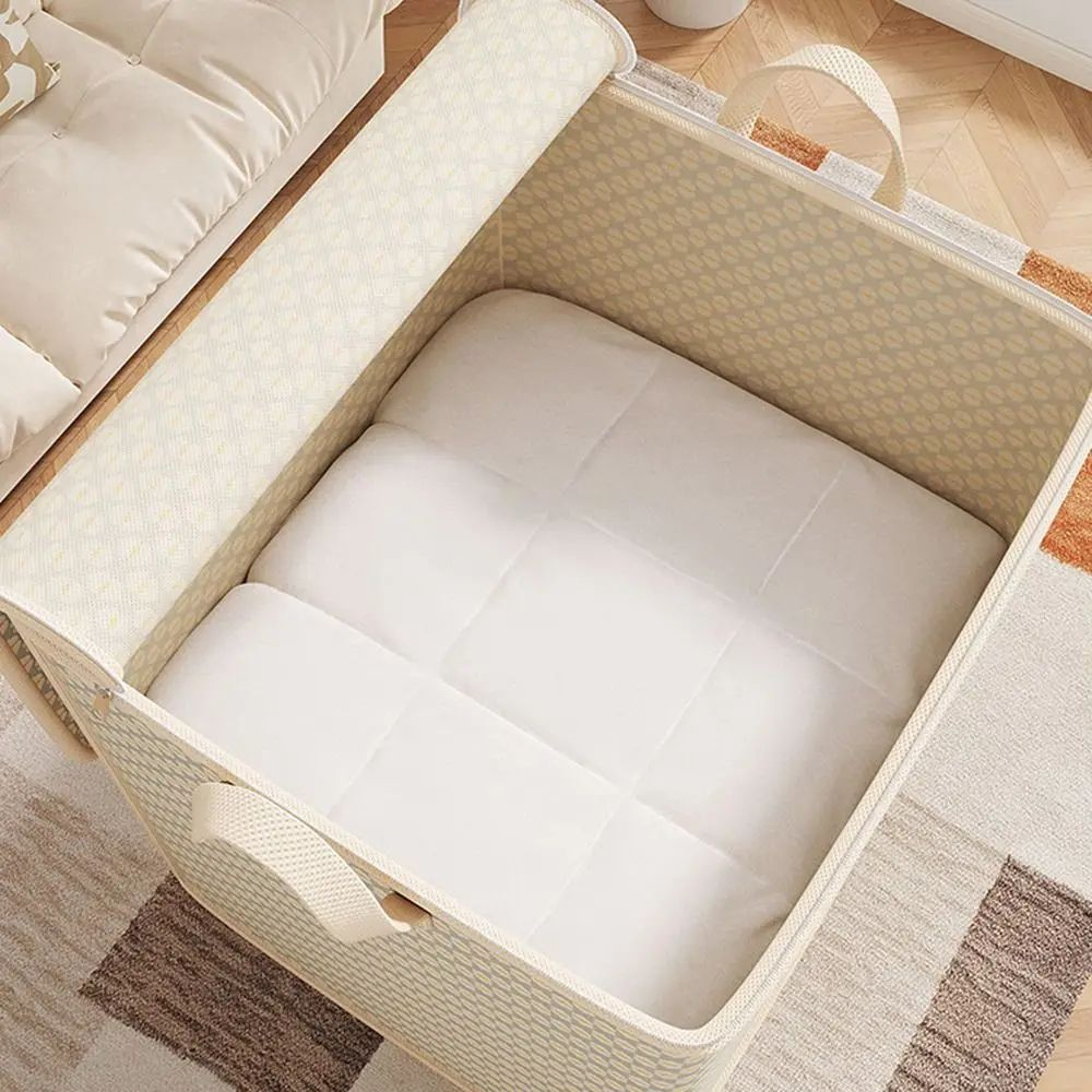 Foldable Clothes Storage Bin Large Capacity Wardrobe Organizer 1