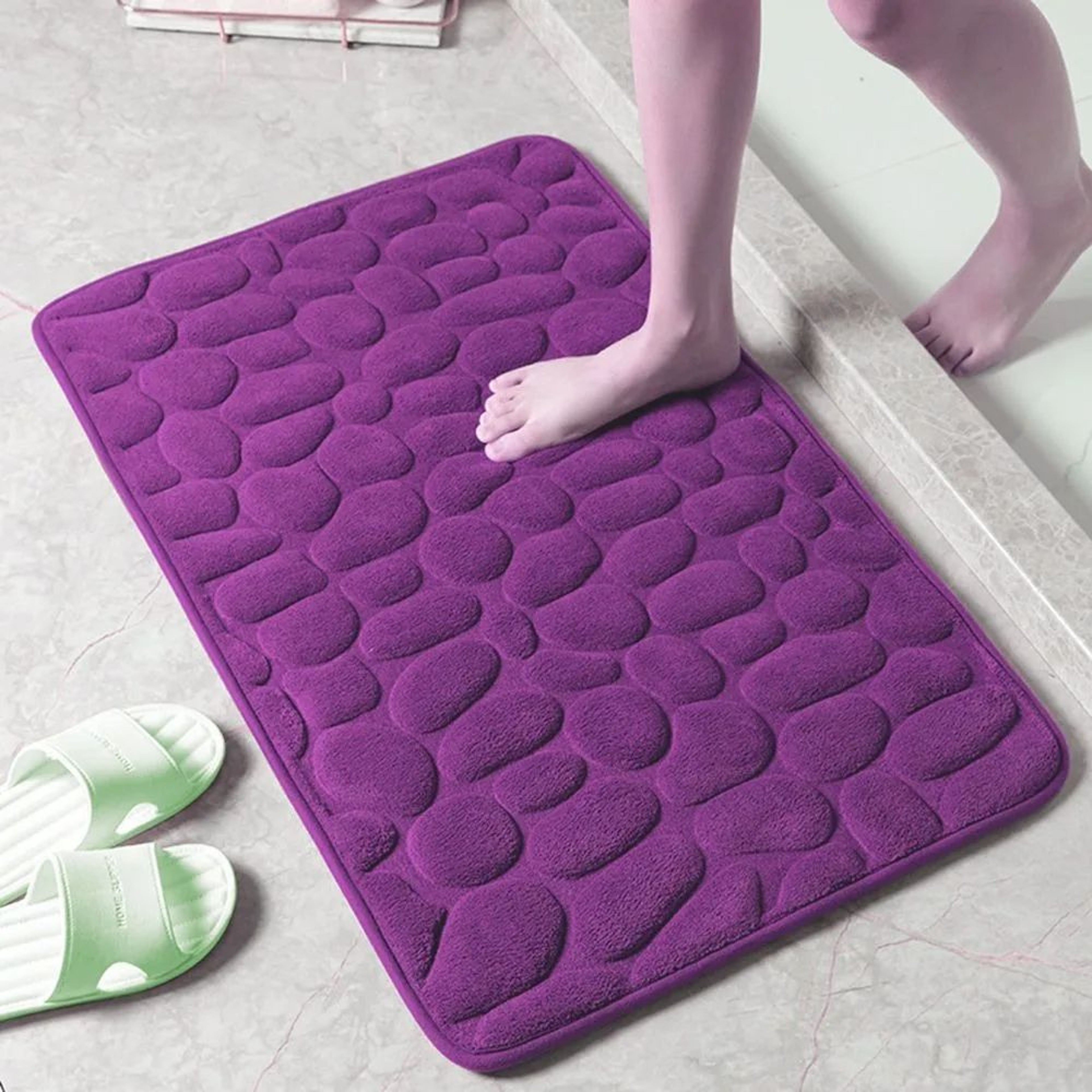 Quick Dry Bath Mat Non Slip Absorbent Bathroom Rug 19