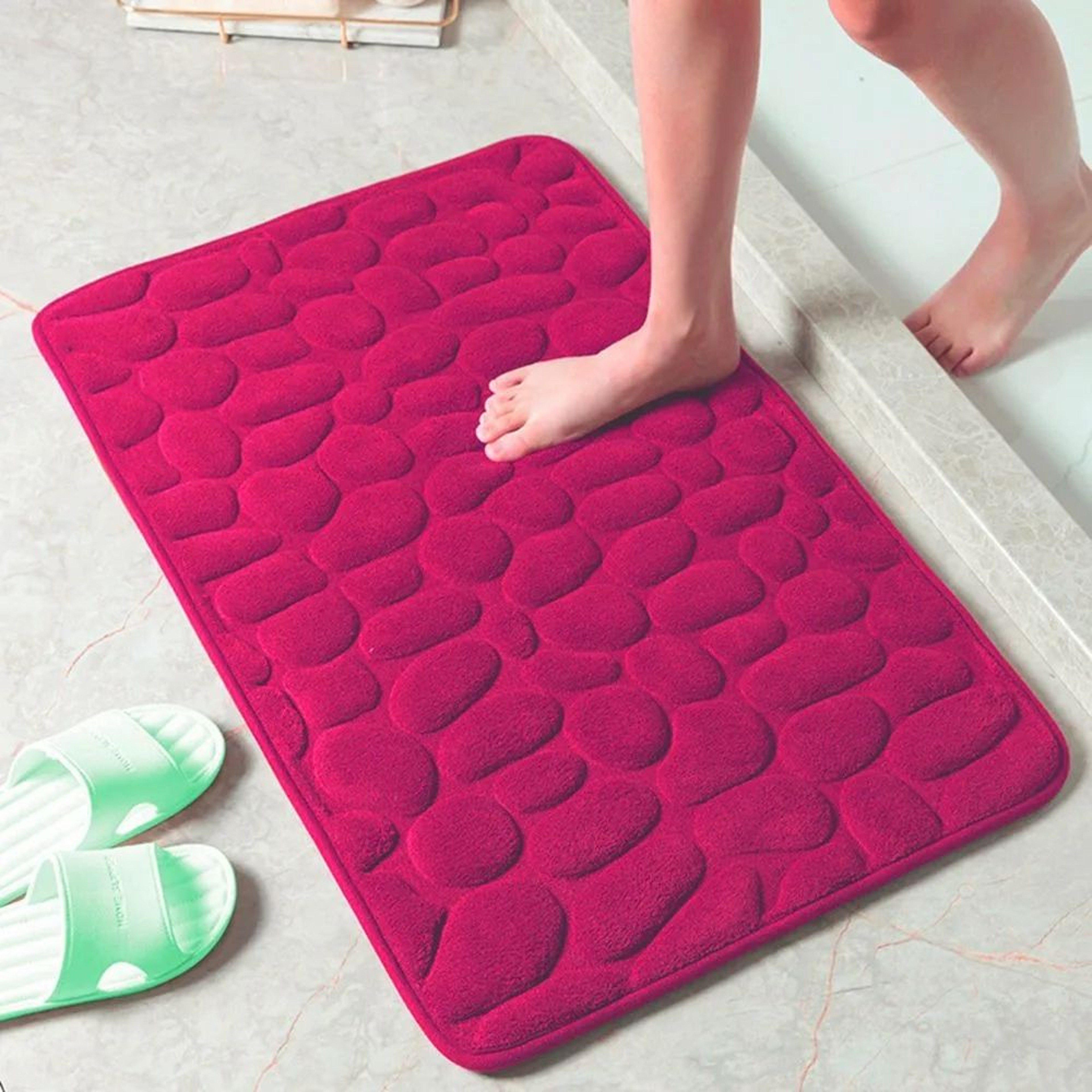 Quick Dry Bath Mat Non Slip Absorbent Bathroom Rug 20