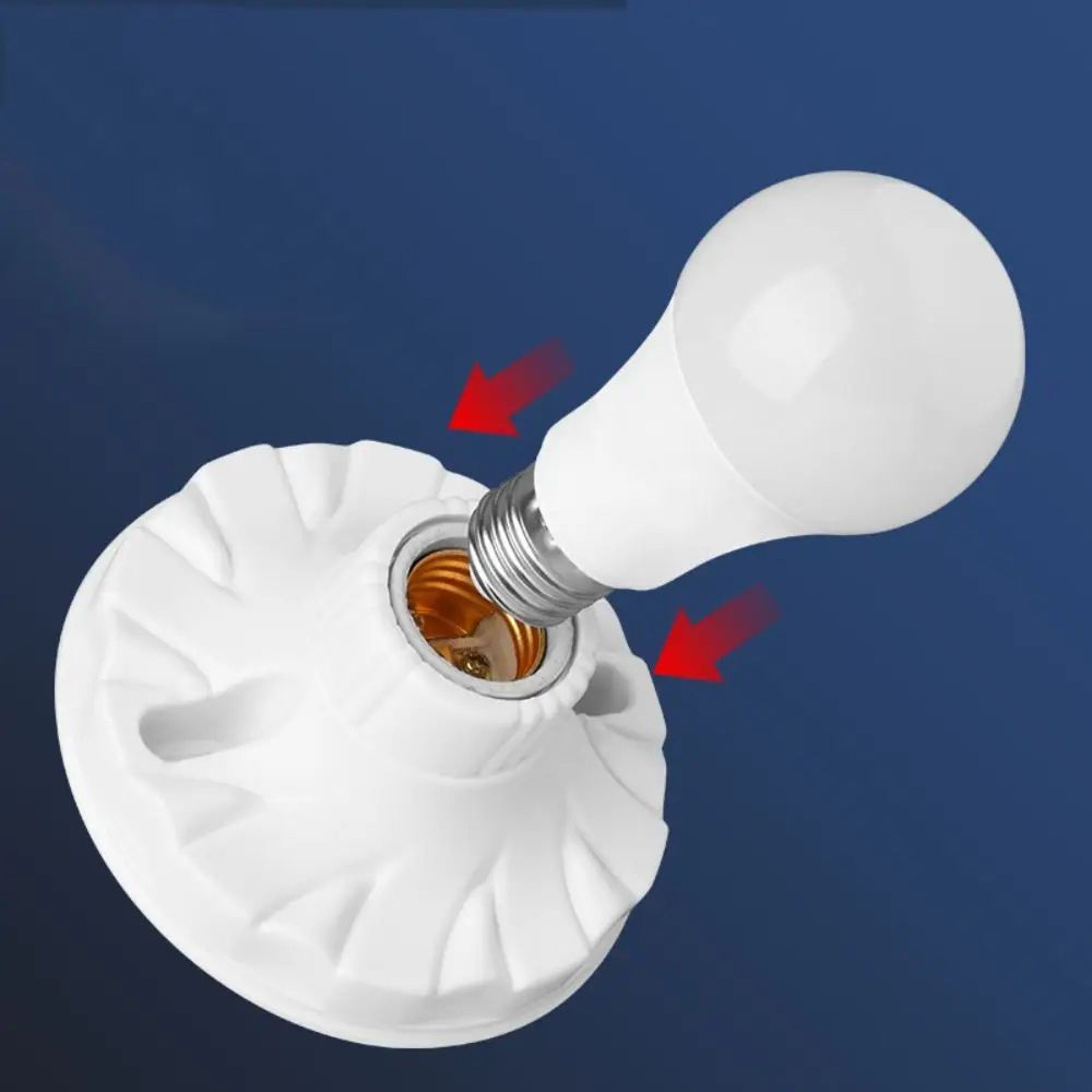 E27 Light Bulb Socket Hanging Lamp Holder Adapter 1