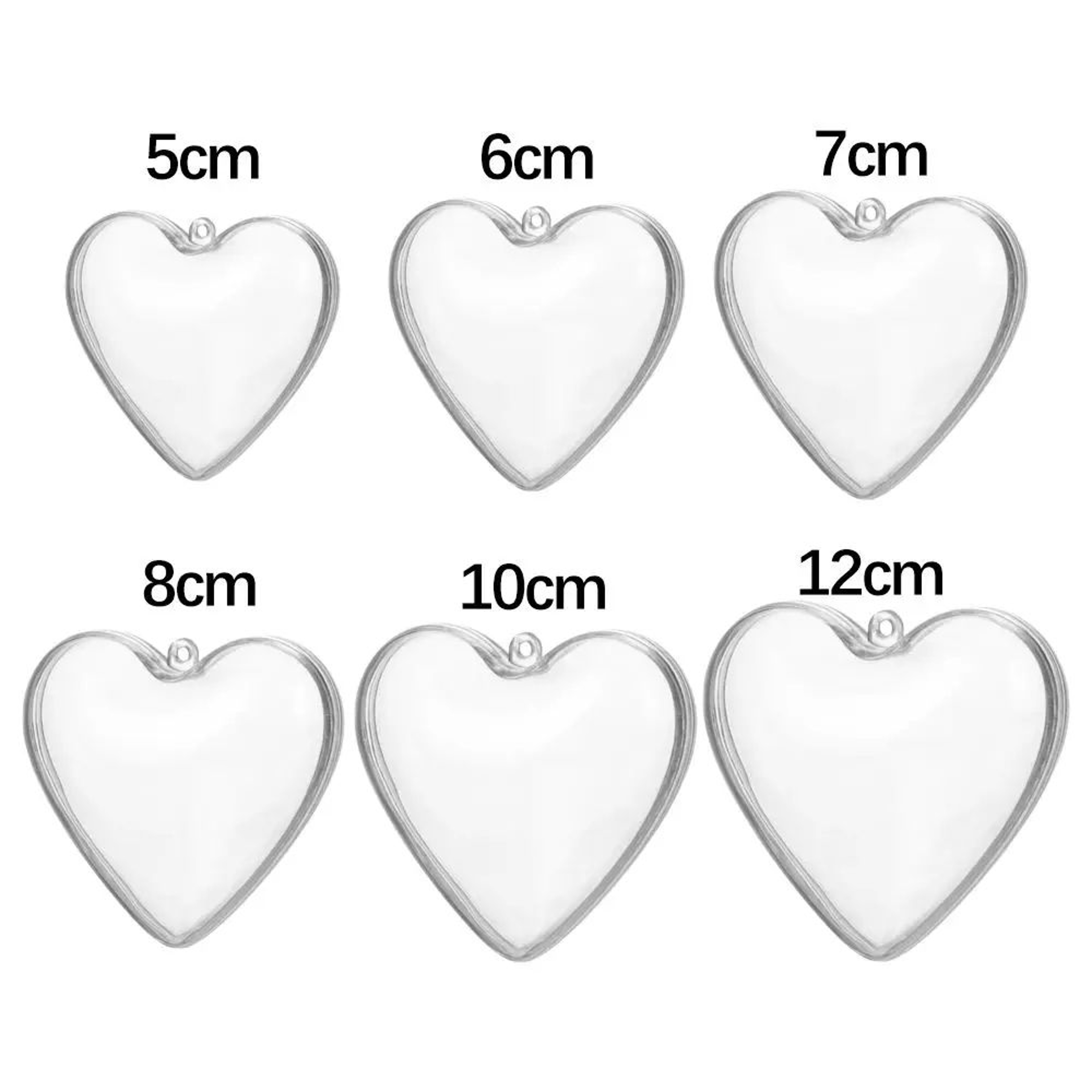 Heart Shaped Acrylic Bath Bomb Mold And Clear Gift Packaging Box 5