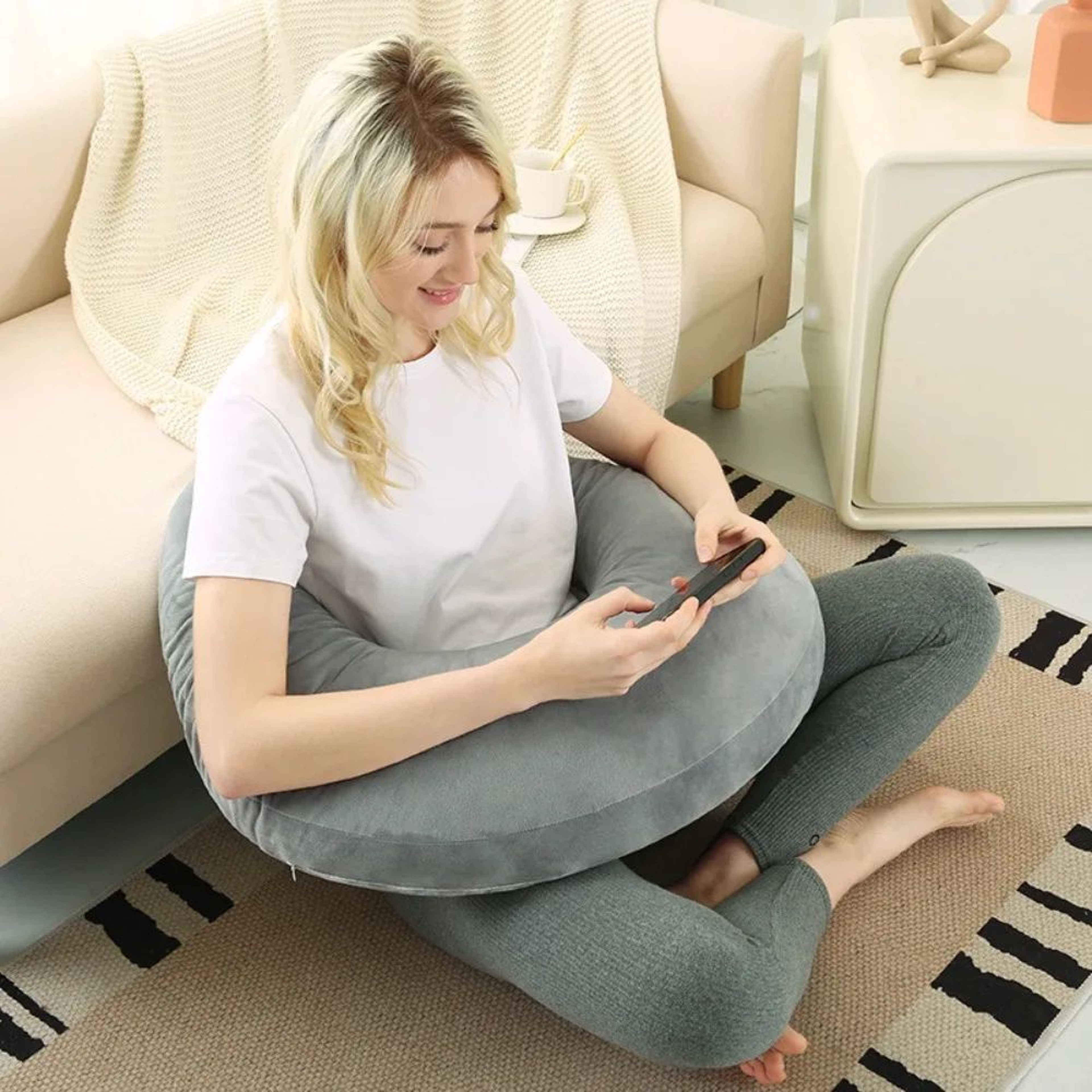 Ergonomic Reading Pillow Arm Support Cushion 0