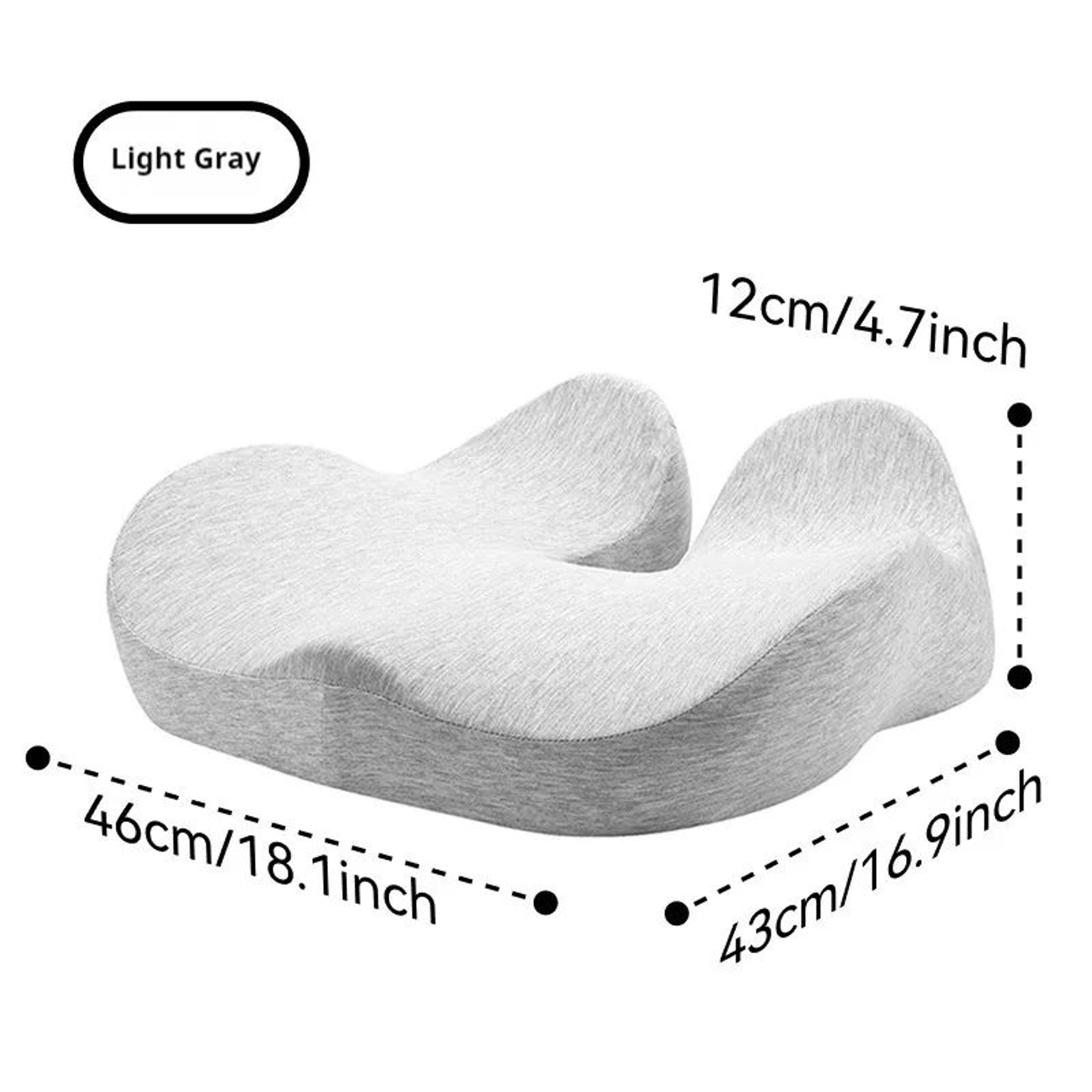 Ergonomic MemoryFoam Seat Cushion 6