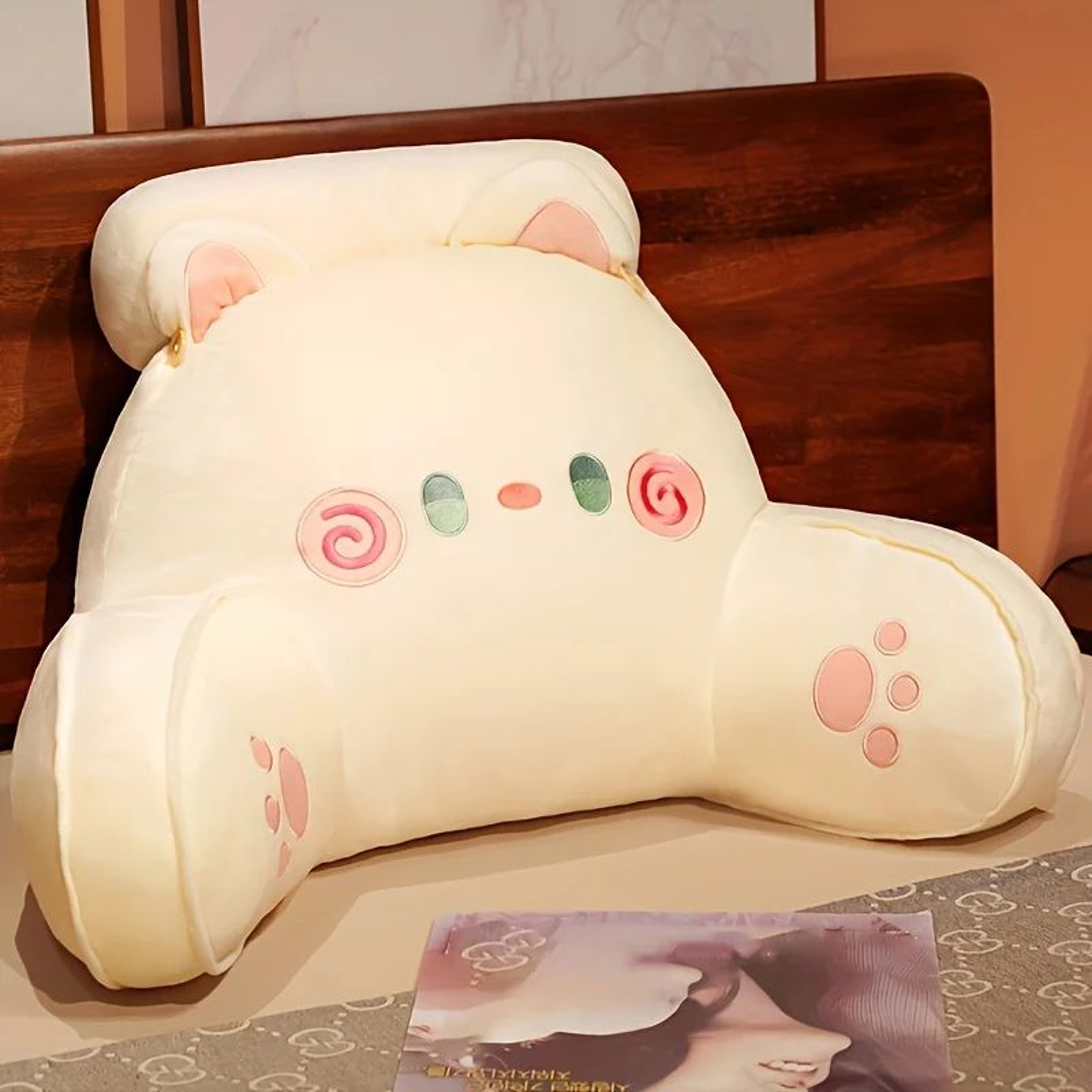 Large Reading Pillow Bed Backrest Cushion 4