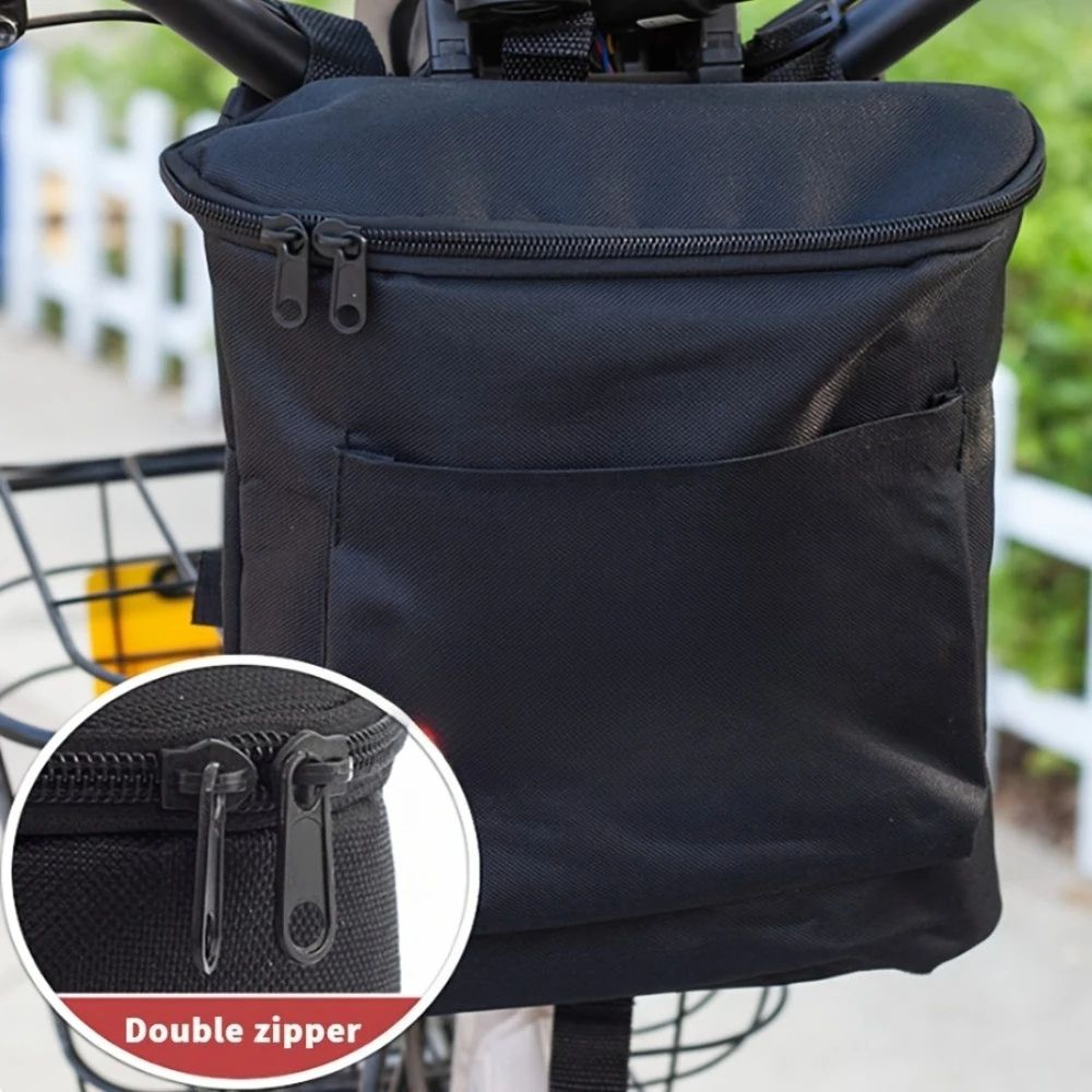 Motorcycle Handlebar Storage Bag 0