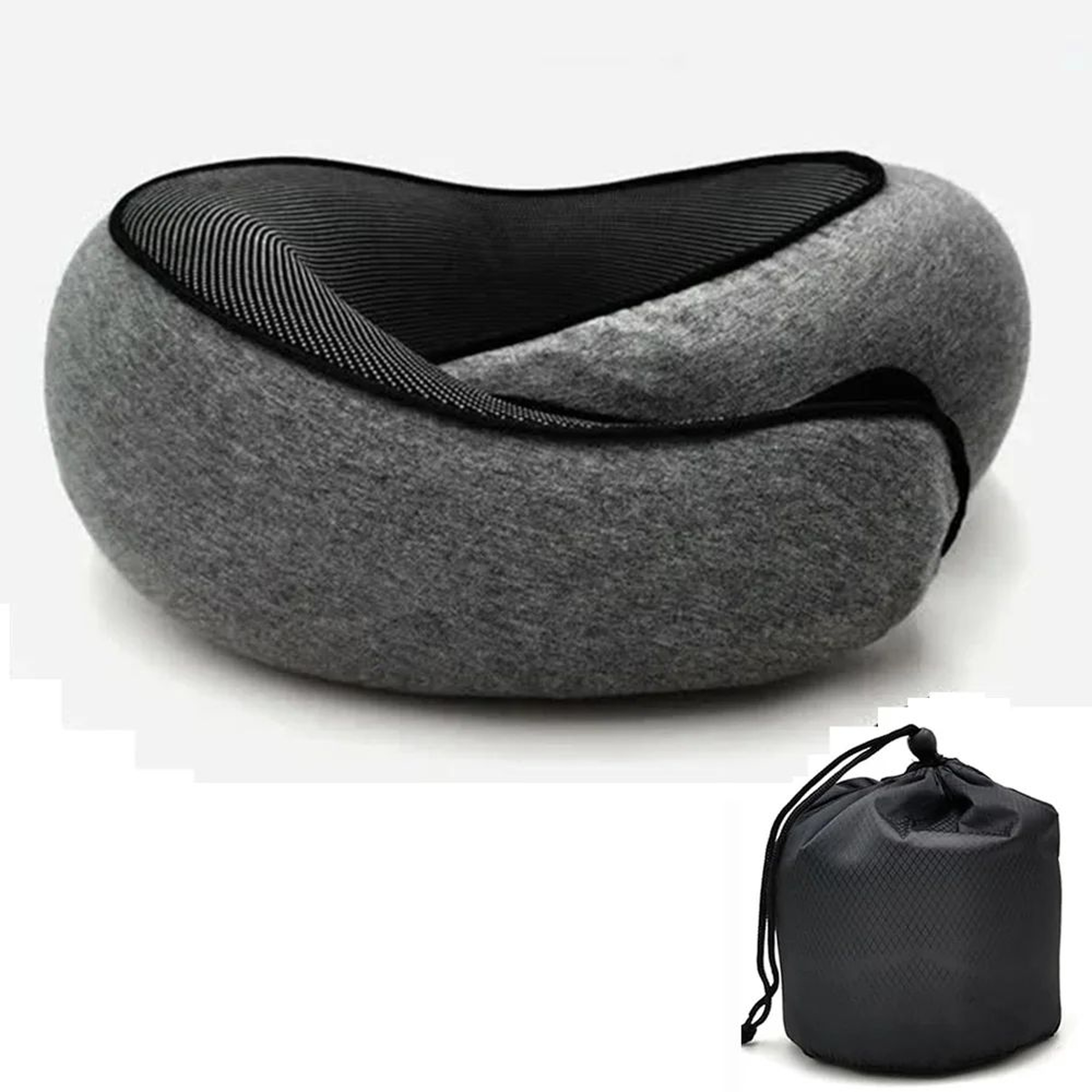 Adjustable U Shaped Travel Pillow Portable Neck Support Pillow 7