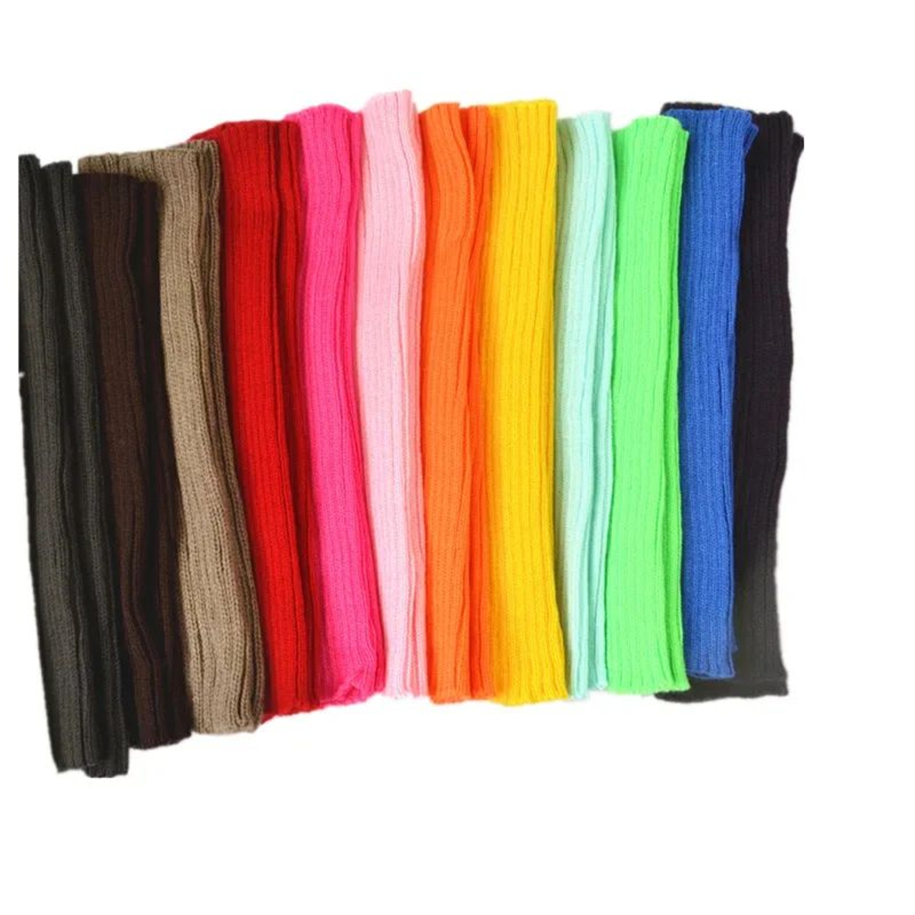 Knit Leg Warmers Long Boot Socks Winter Leg Covers 5