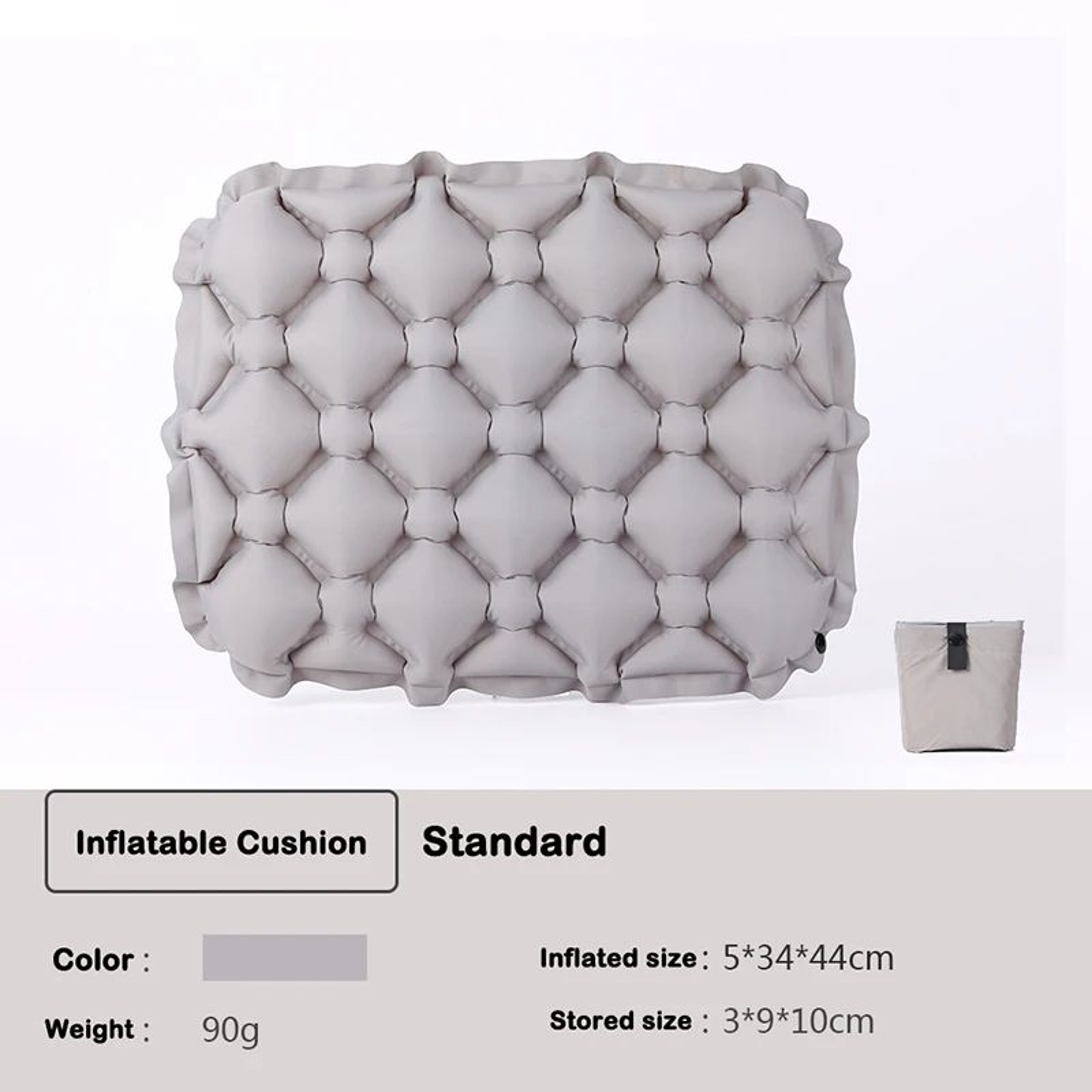Portable Inflatable Seat Cushion Camping Seat Pad Travel Air Cushion 9
