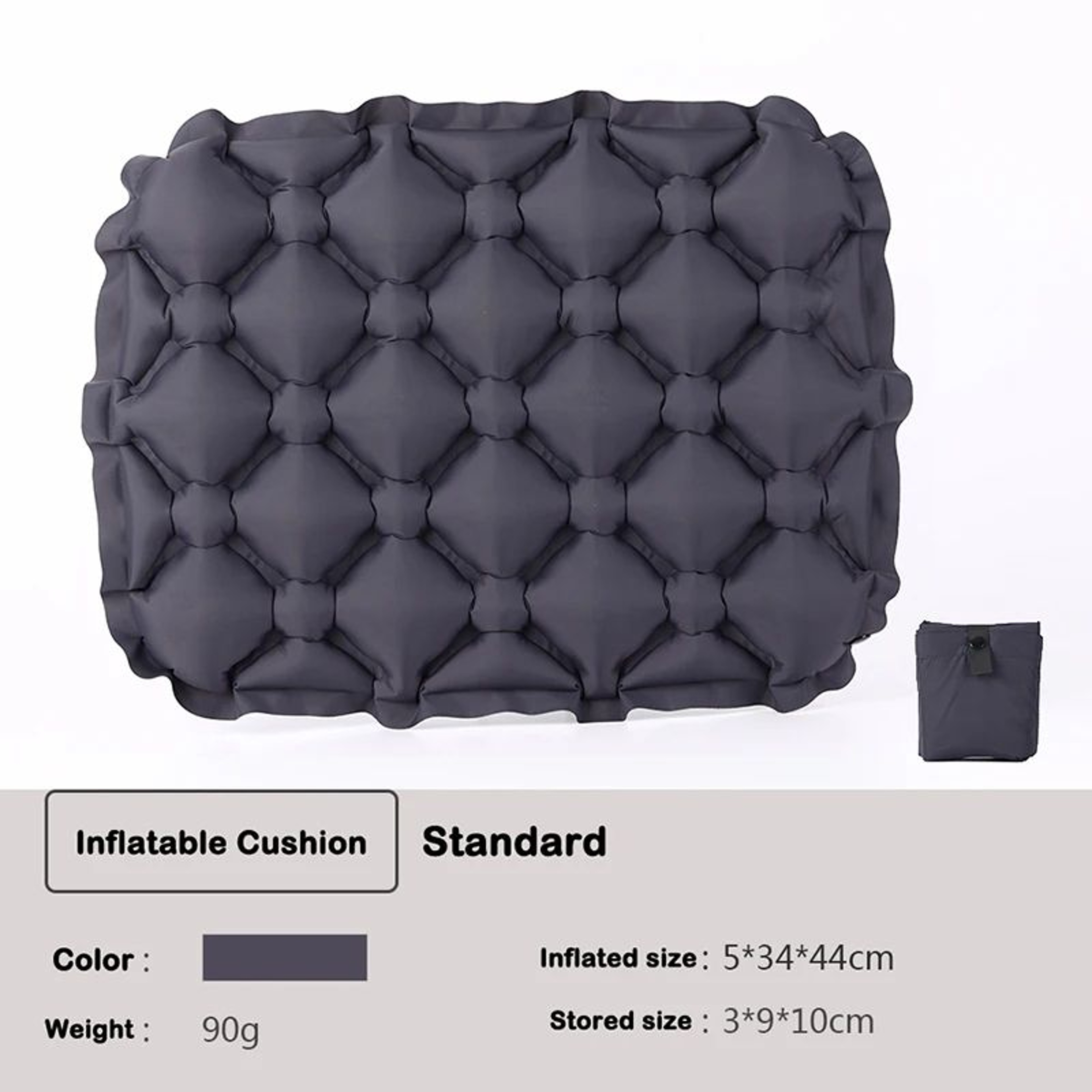 Portable Inflatable Seat Cushion Camping Seat Pad Travel Air Cushion 11