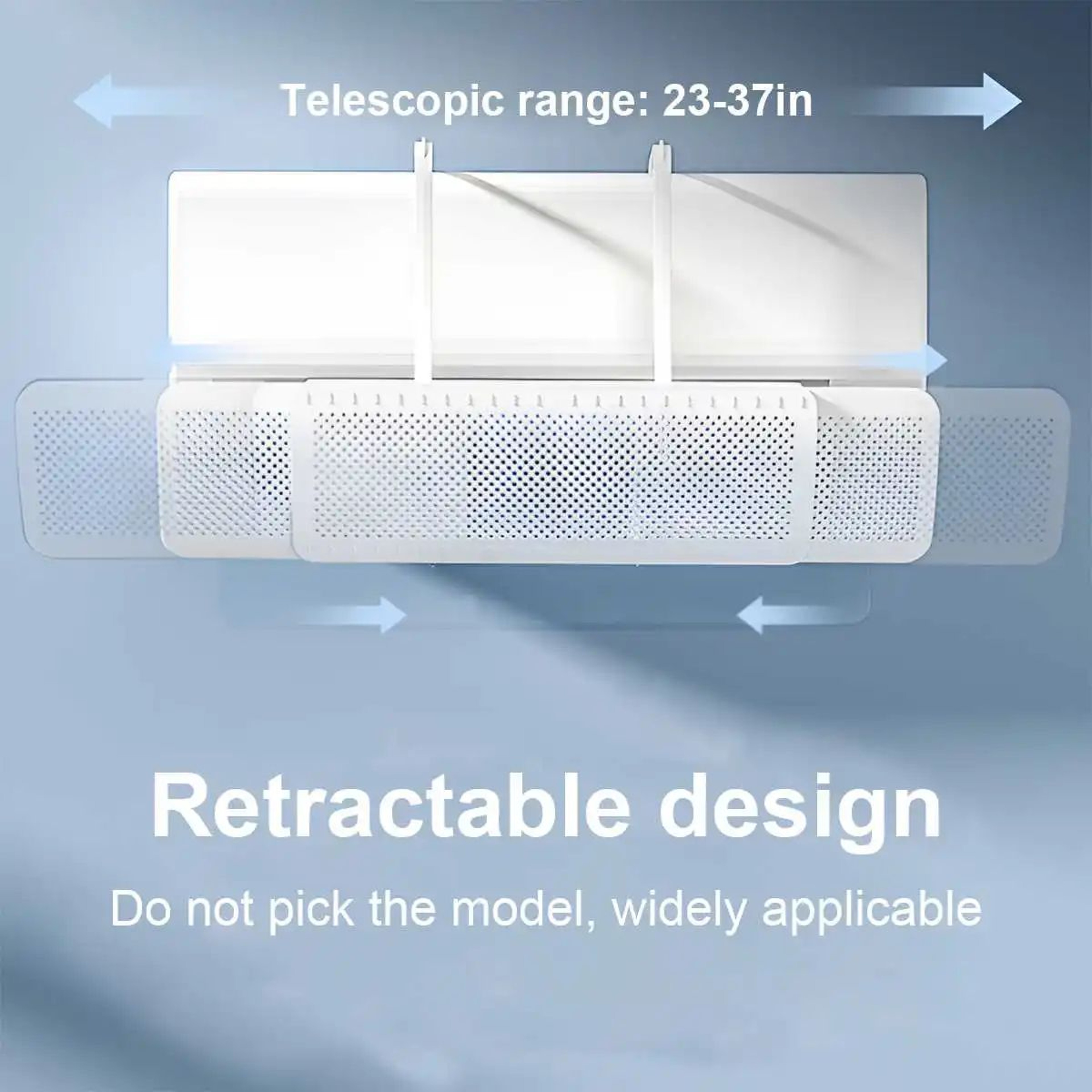 Air Conditioner Wind Deflector Adjustable AC Air Vent Deflector 4