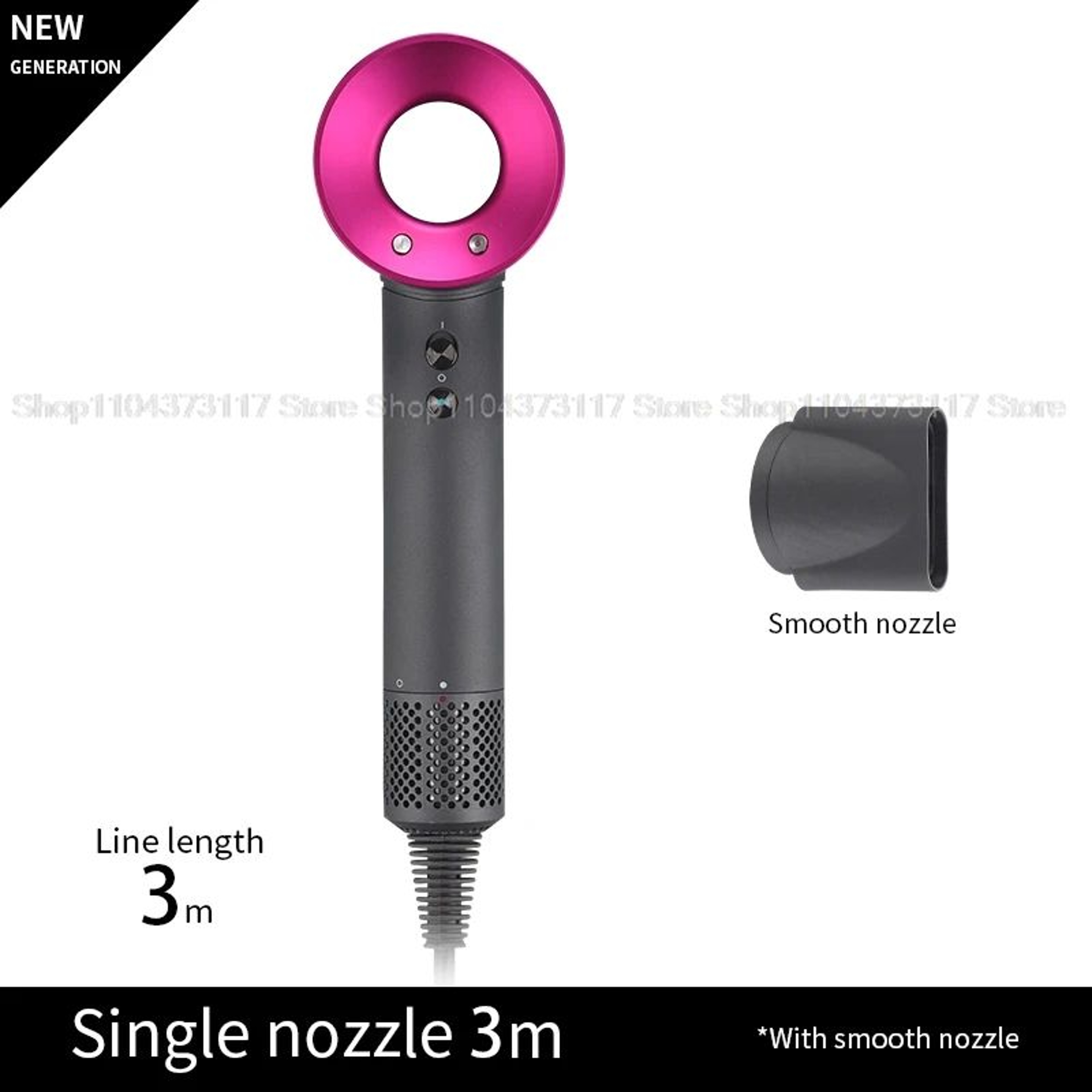 Leafless Ionic Hair Dryer Fast Dry Professional Blow Dryer 15