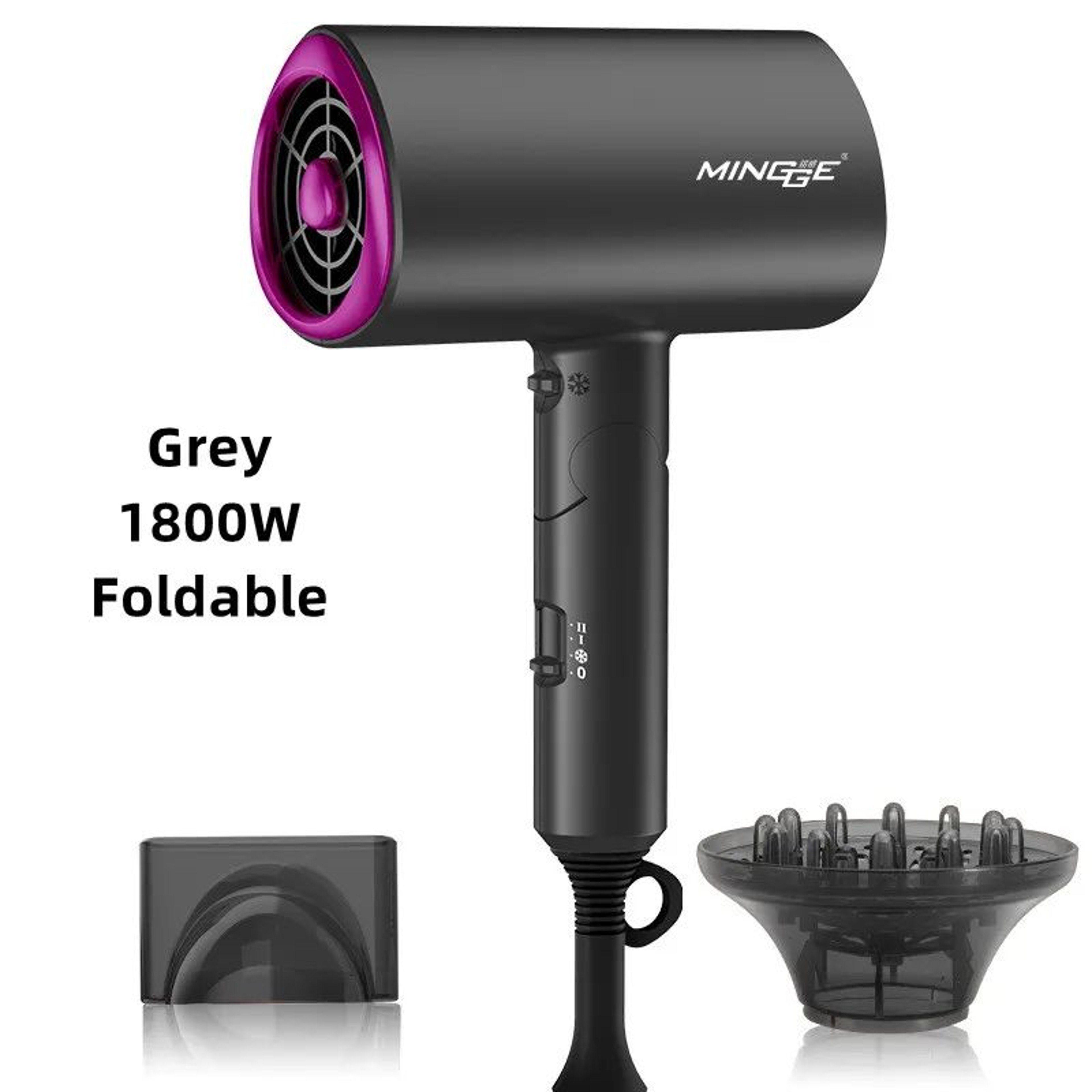 Professional Ionic Hair Dryer High Air Volume Fast Dry Blow Dryer 6