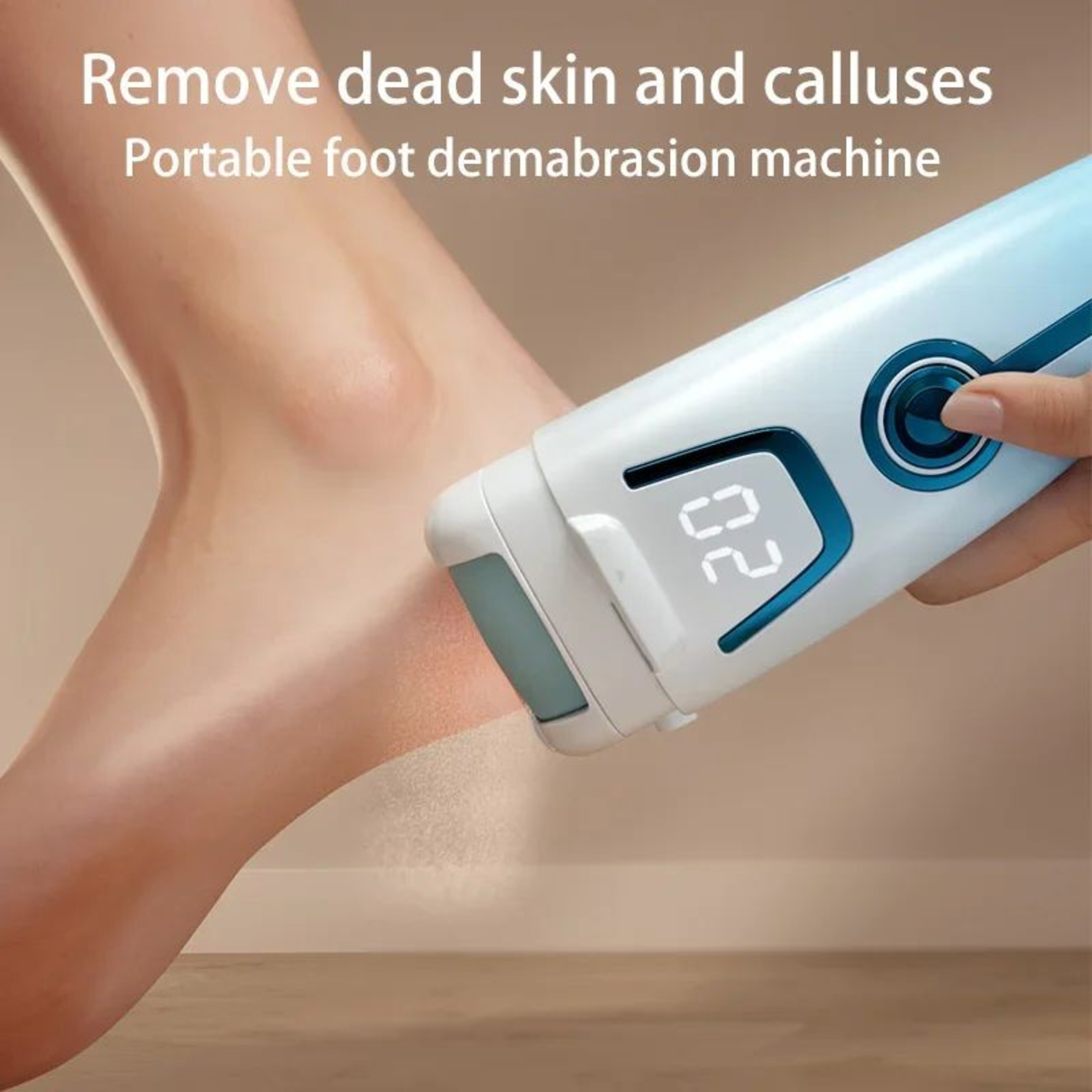 USB Rechargeable Electric Foot Callus Remover Portable Foot Care Tool 0