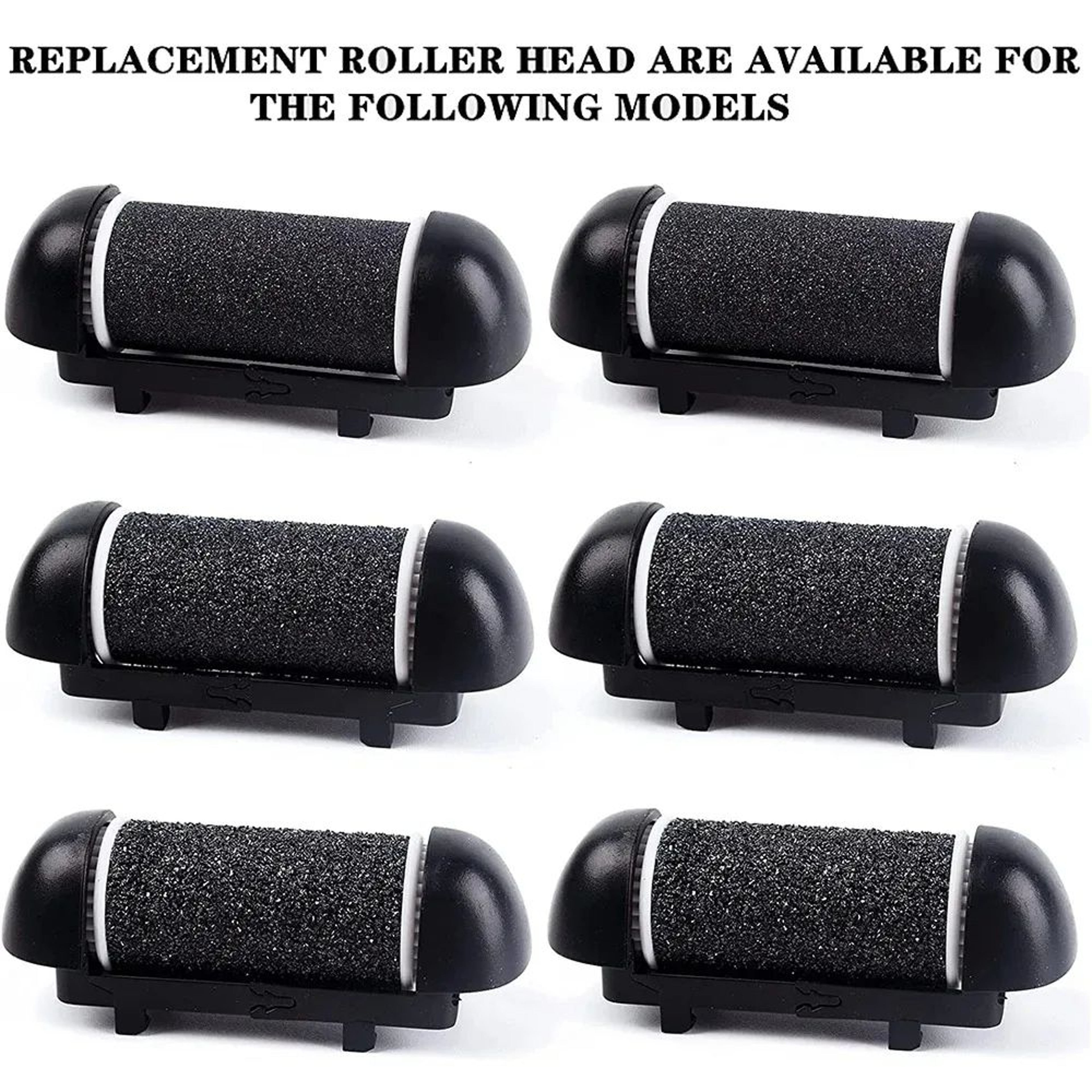 Replacement Roller Heads For Electric Foot Callus Remover 6 Pack 3