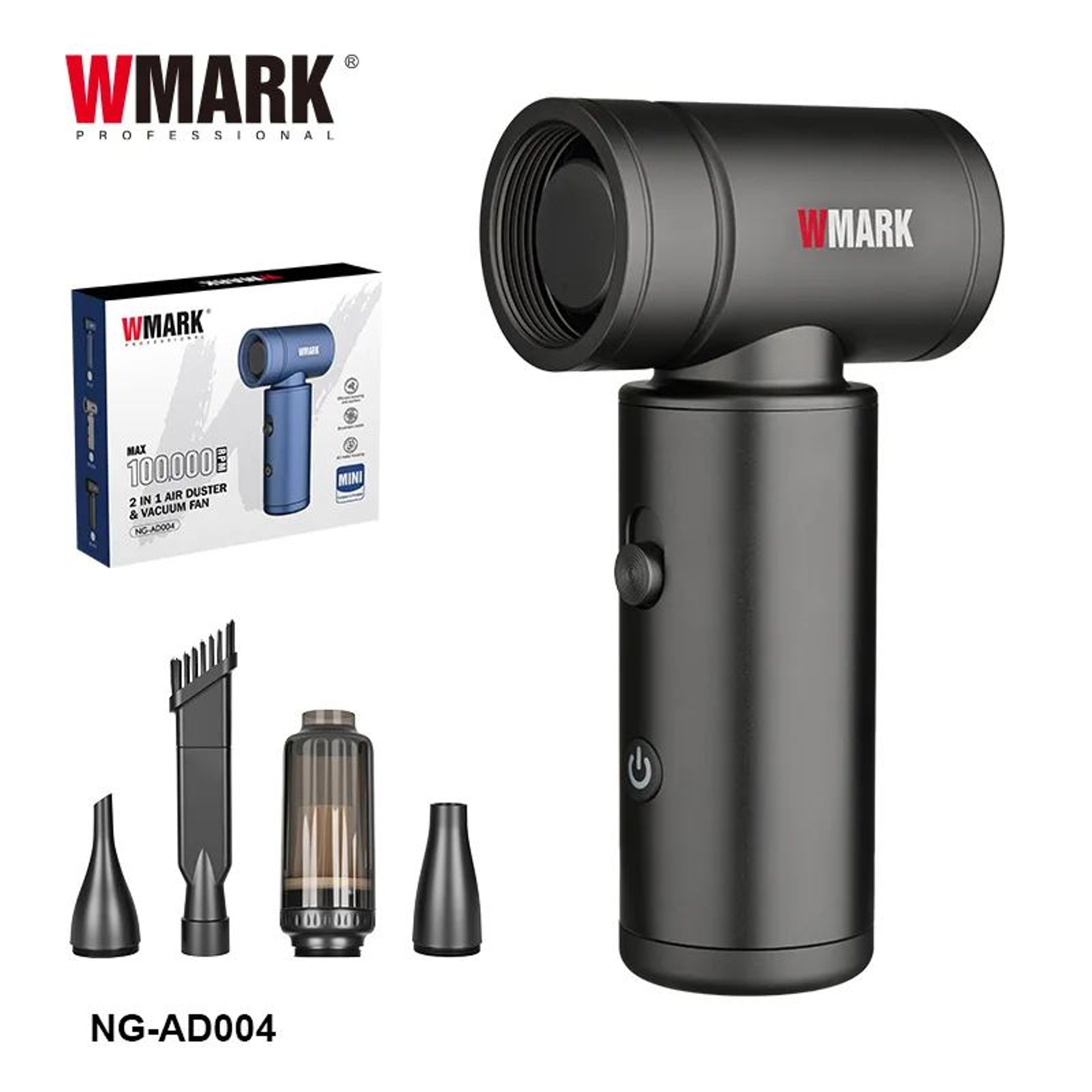 WMARK Cordless Handheld Vacuum Cleaner 100000 RPM Mini Vacuum 6