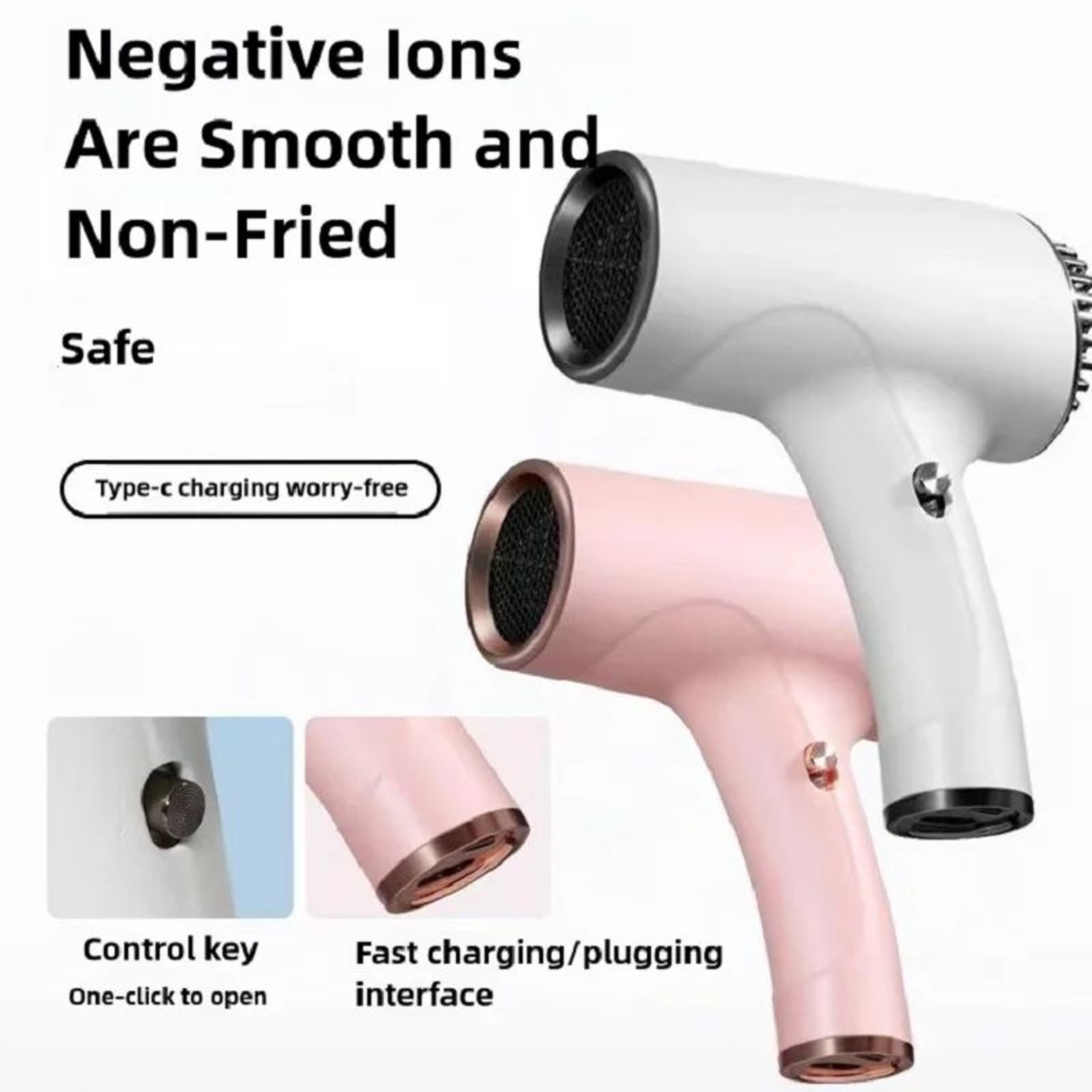 Wireless Portable Ionic Hair Dryer 5