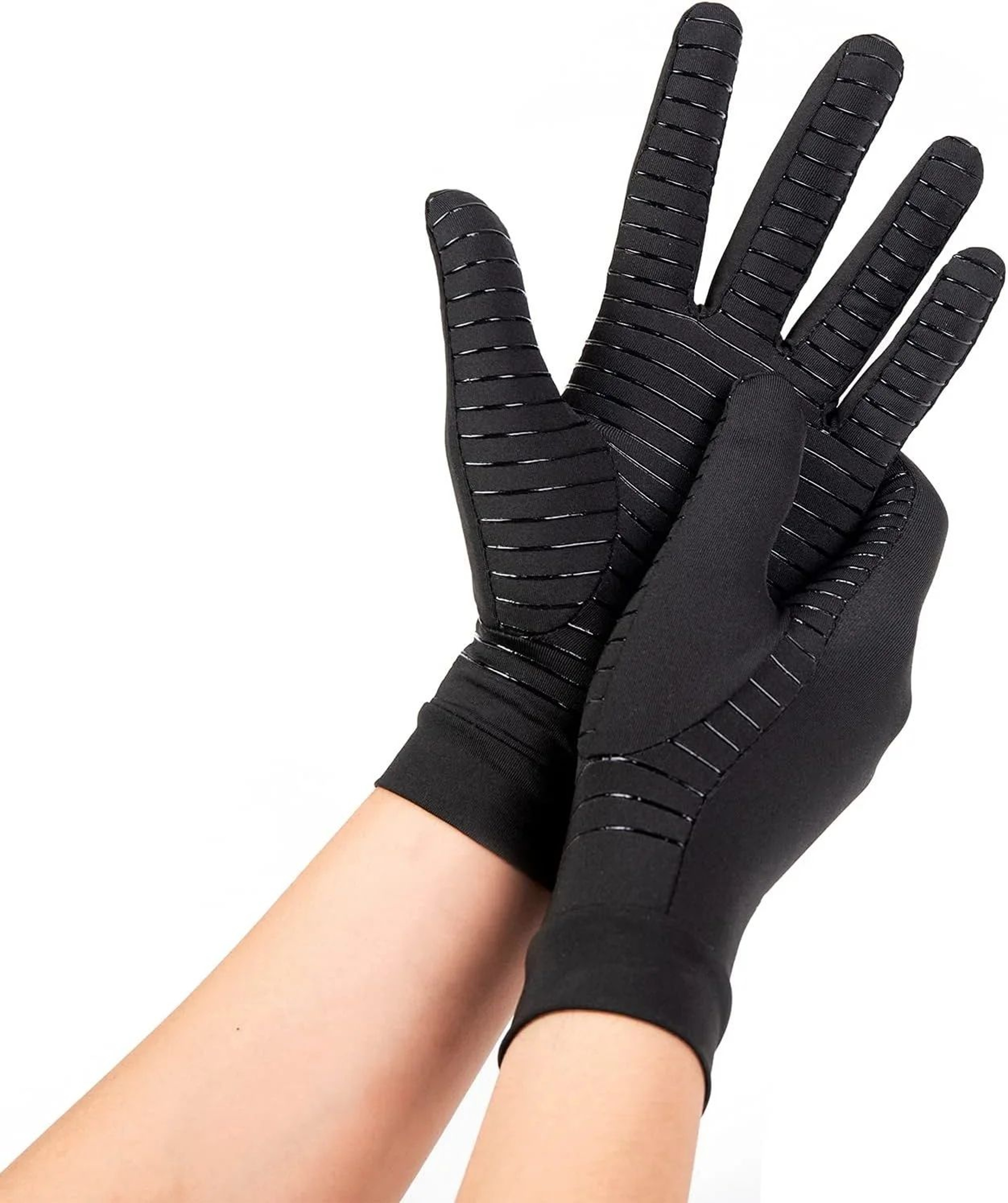 Copper Compression Gloves Full Finger Hand Support 6