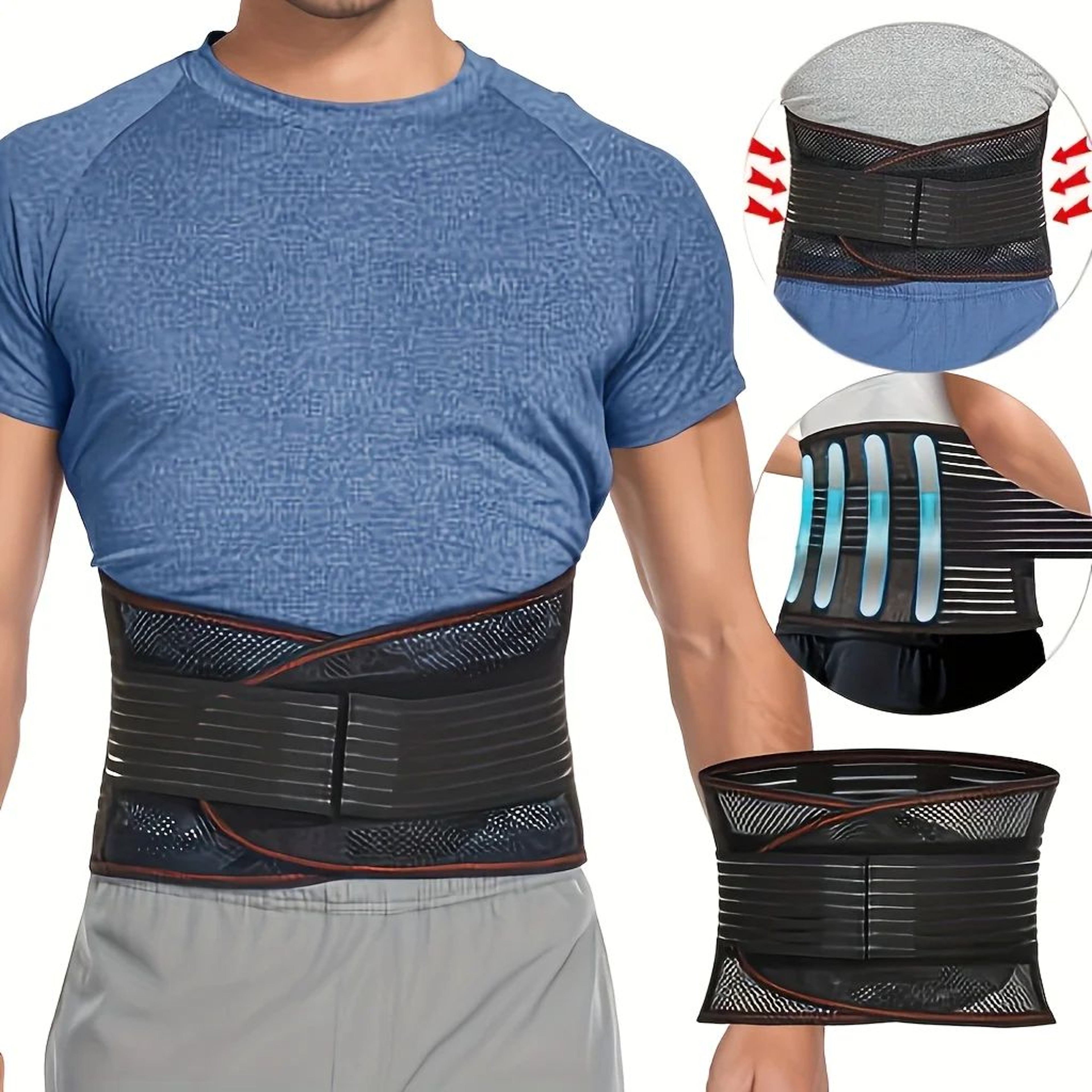Flexible Lumbar Support Belt For Lower Back Support 2