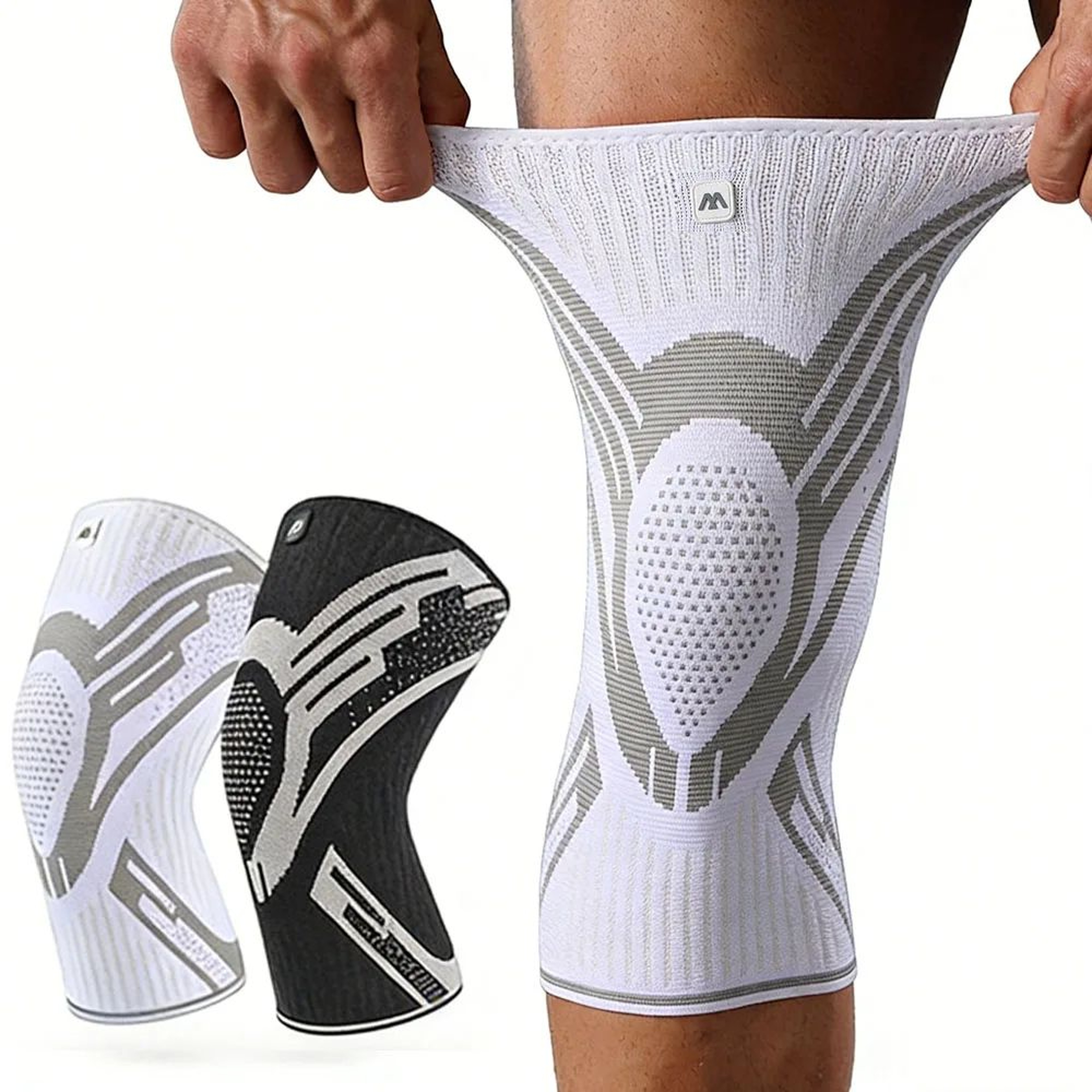 Compression Knee Sleeve Sports Knee Brace Support 0