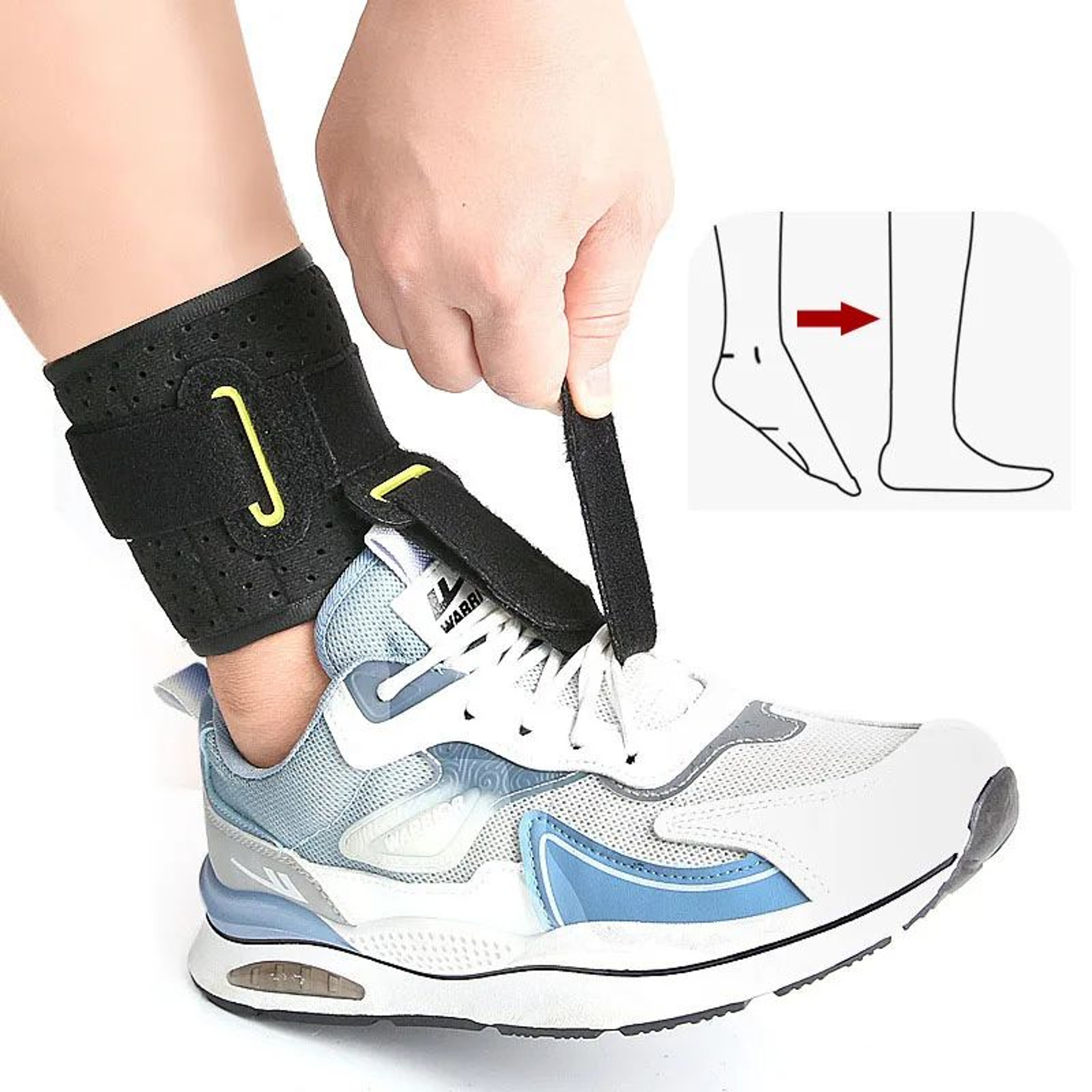 Adjustable Drop Foot Brace Ankle Support 3