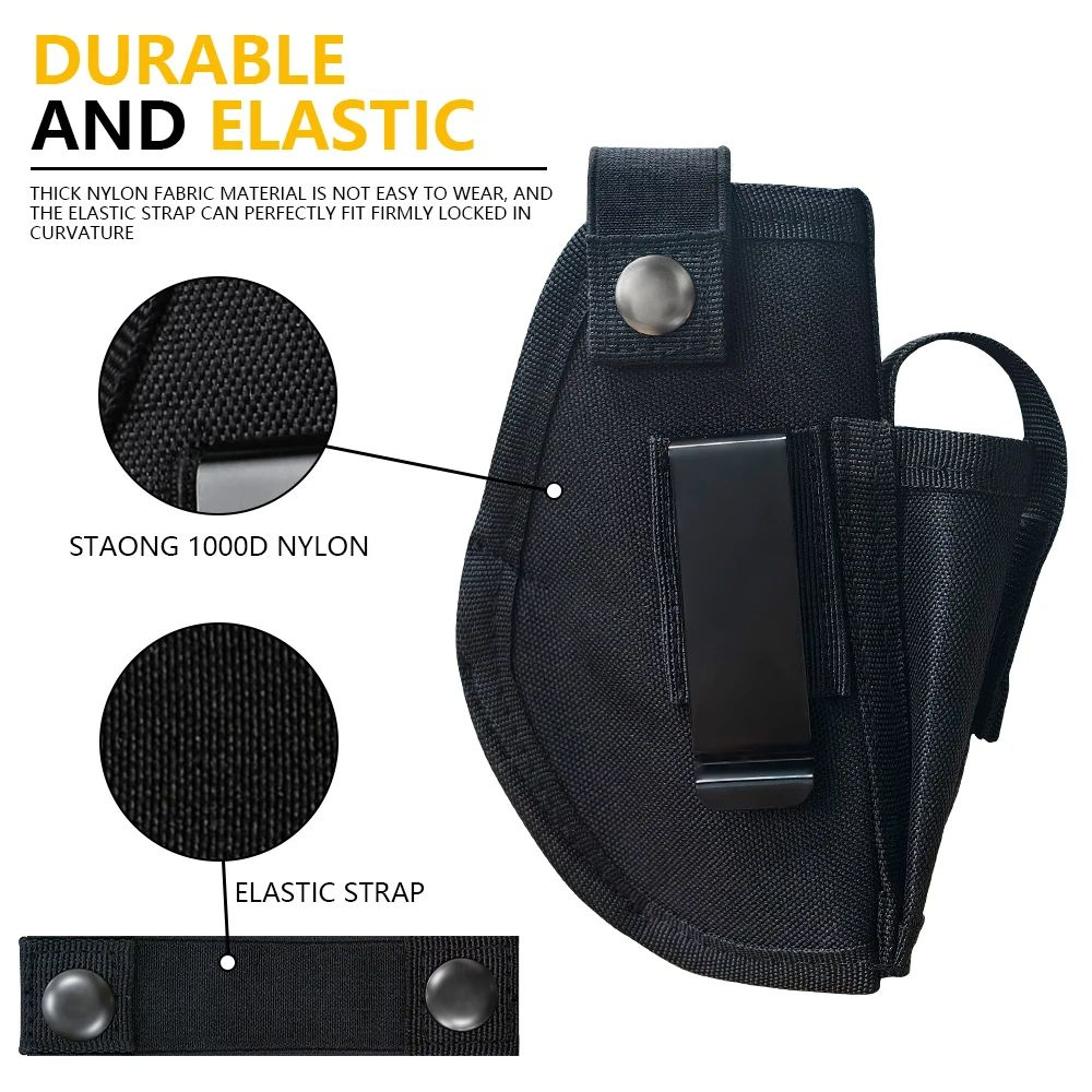 MOLLE Compatible Utility Waist Pouch With Interchangeable Left Right Carry Design 2