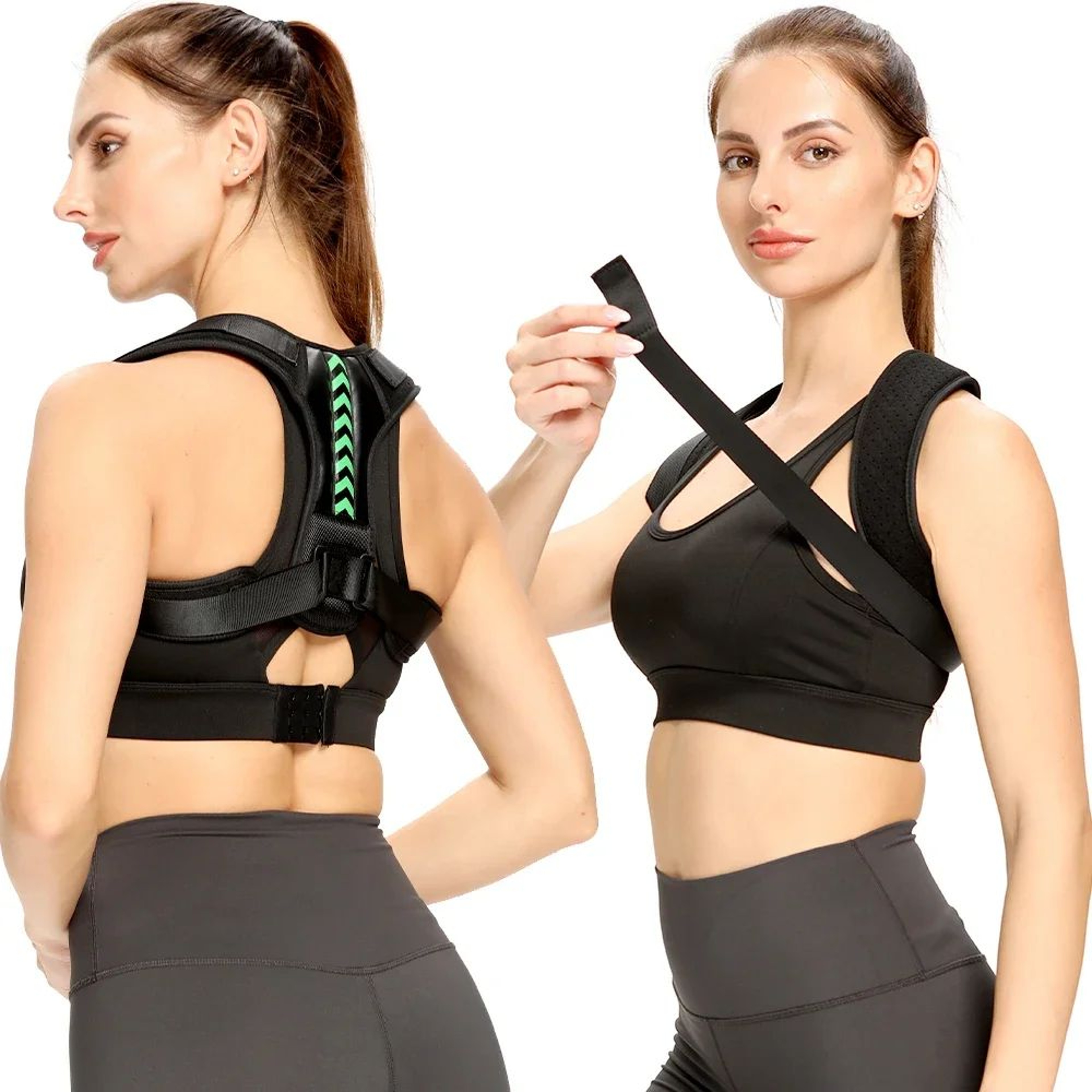 Adjustable Back Posture Corrector Brace With Shoulder And Neck Support For Daily Wear 5