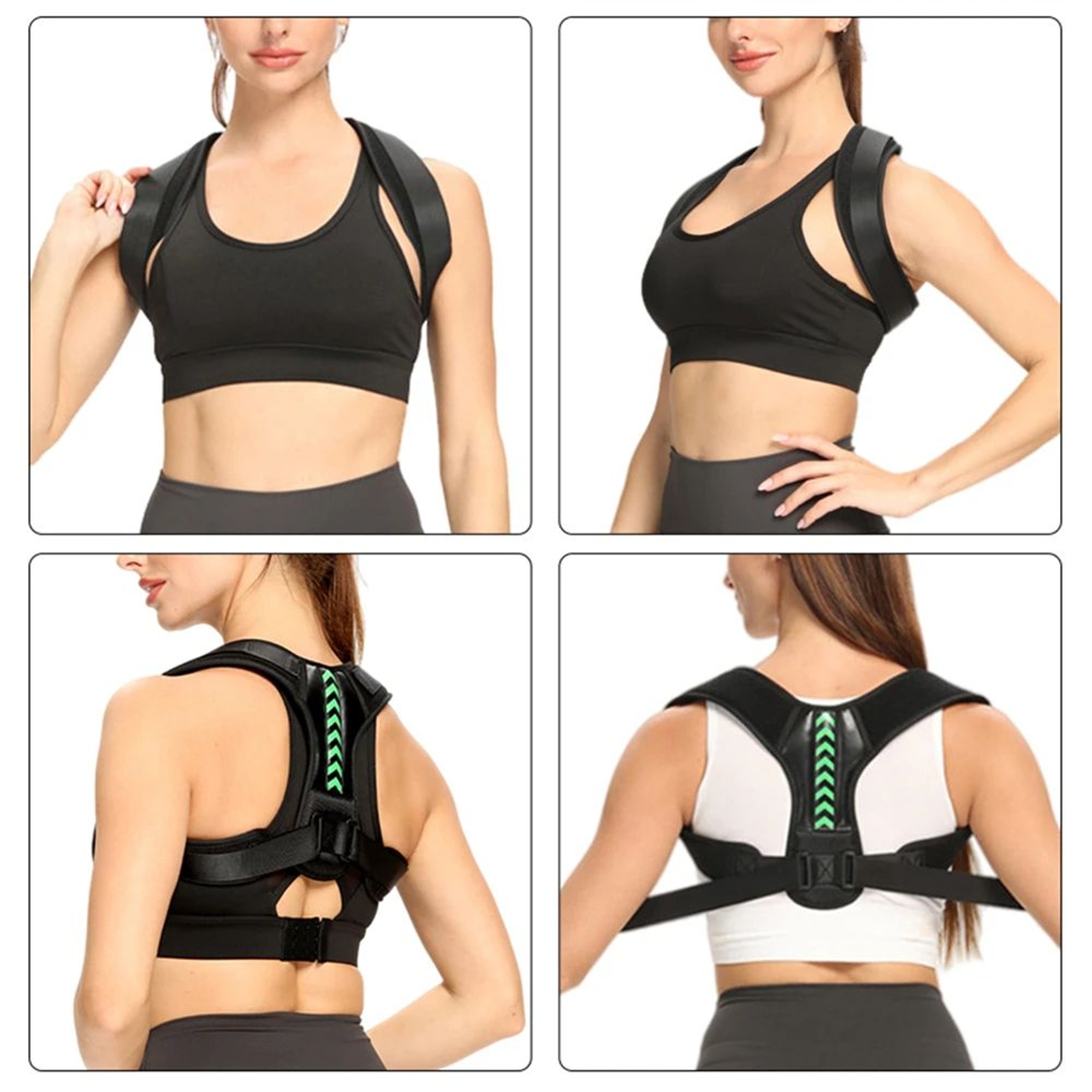 Adjustable Back Posture Corrector Belt With Shoulder And Spine Support For Men And Women 5