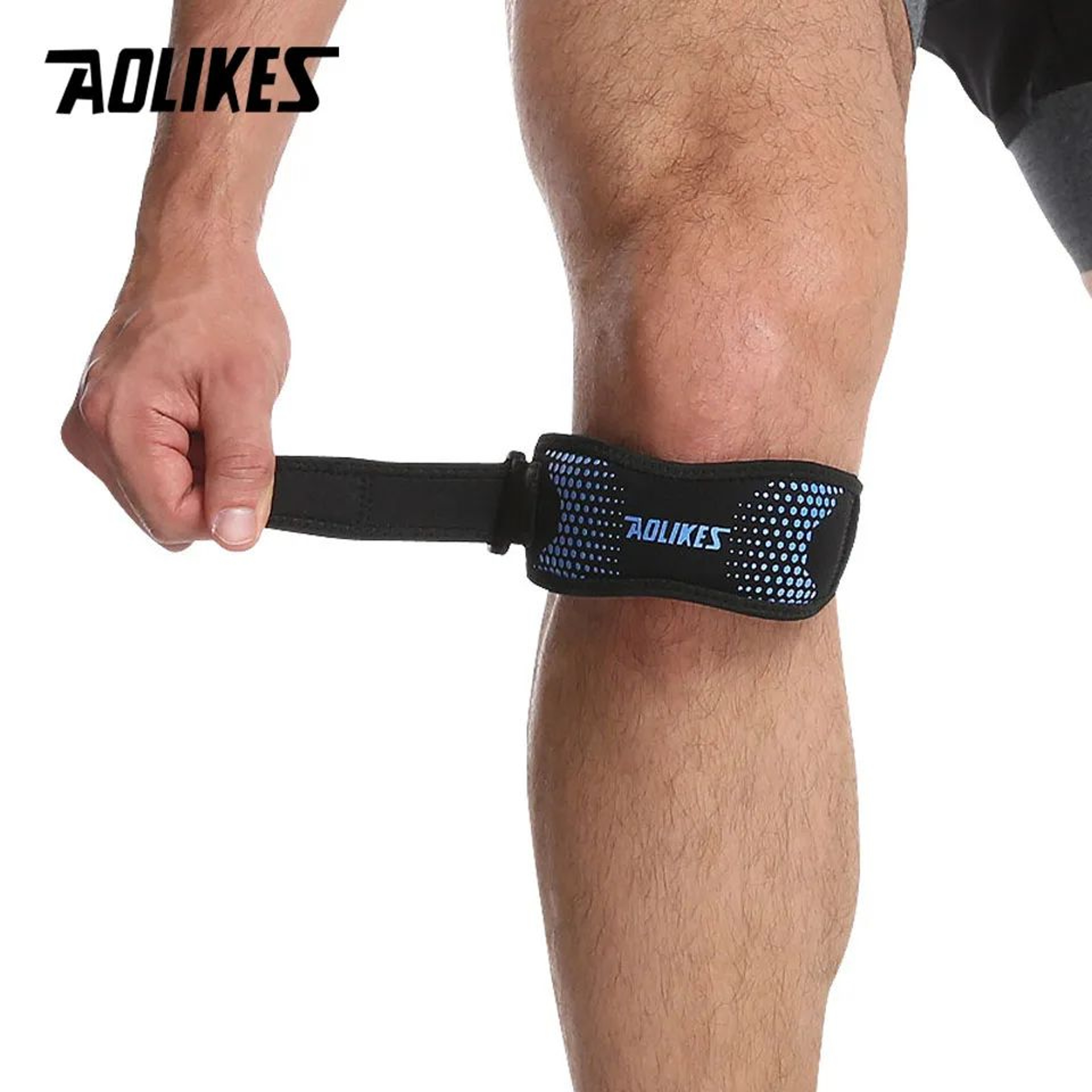 Adjustable Patella Tendon Knee Strap For Running Hiking And Sports 2