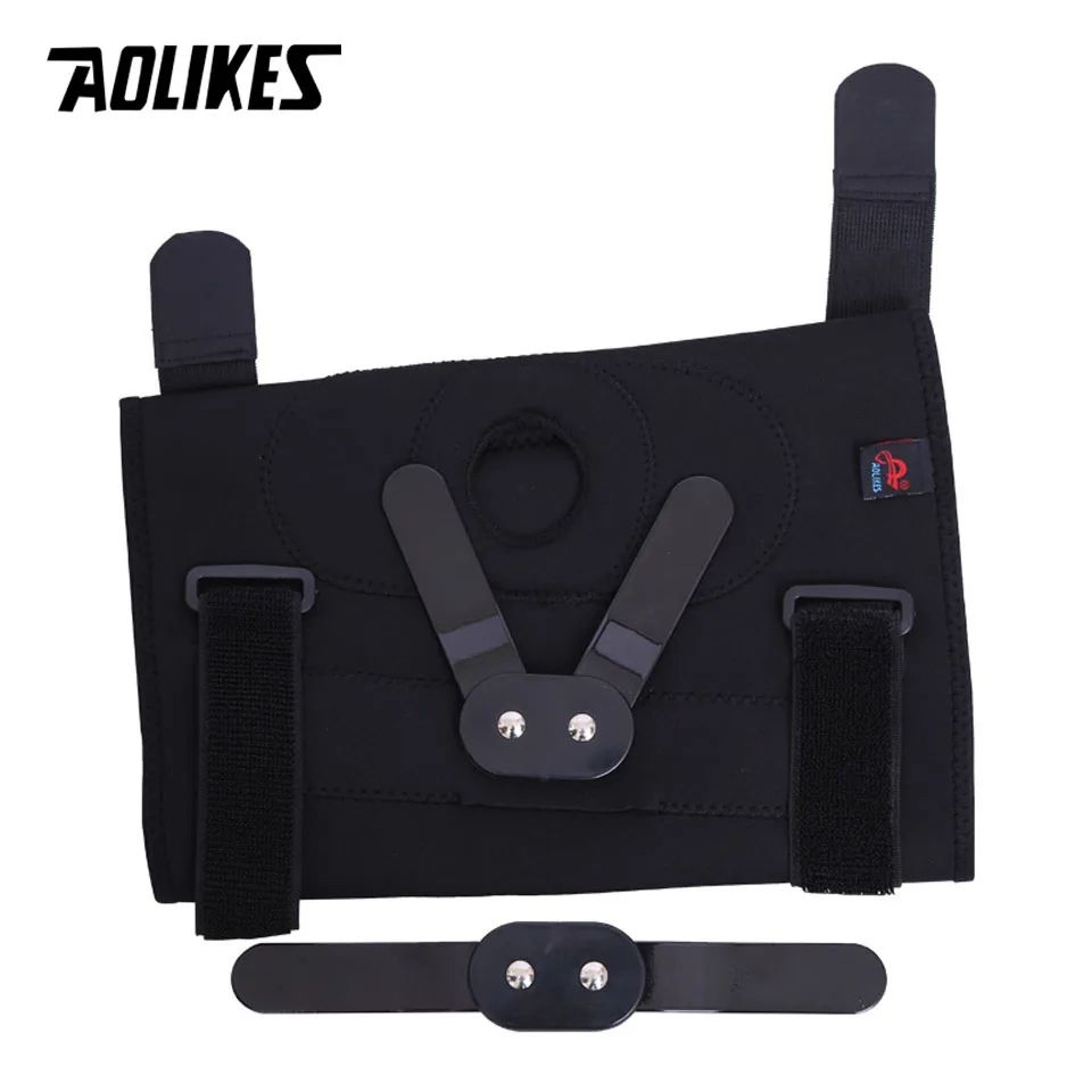 AOLIKES Knee Brace With Side Stabilizers Patella Knee Support For Sports Training Running And Every 3