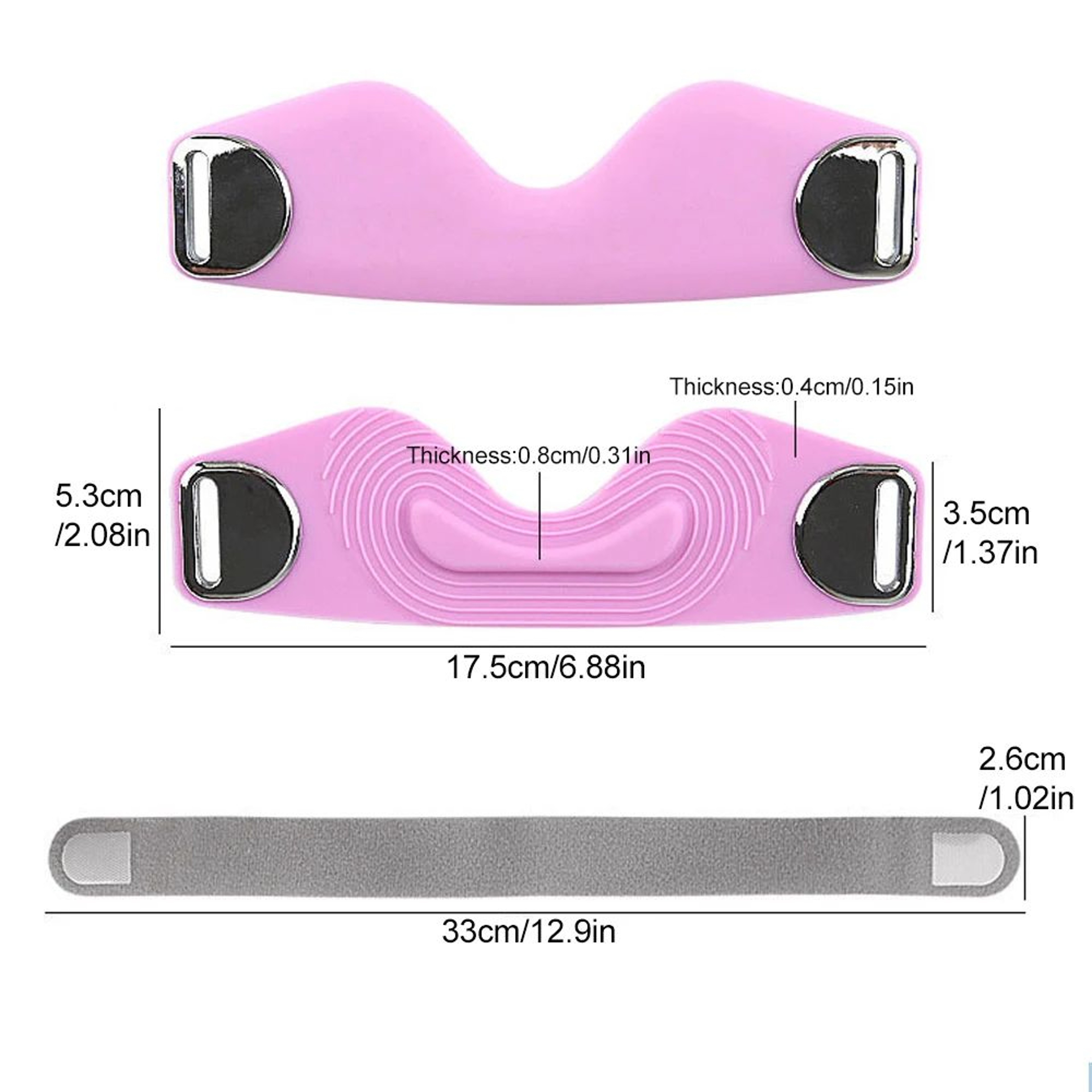 Patellar Tendon Support Straps 2 Pack Adjustable Patella Knee Strap With Silicone Grip For Running  4