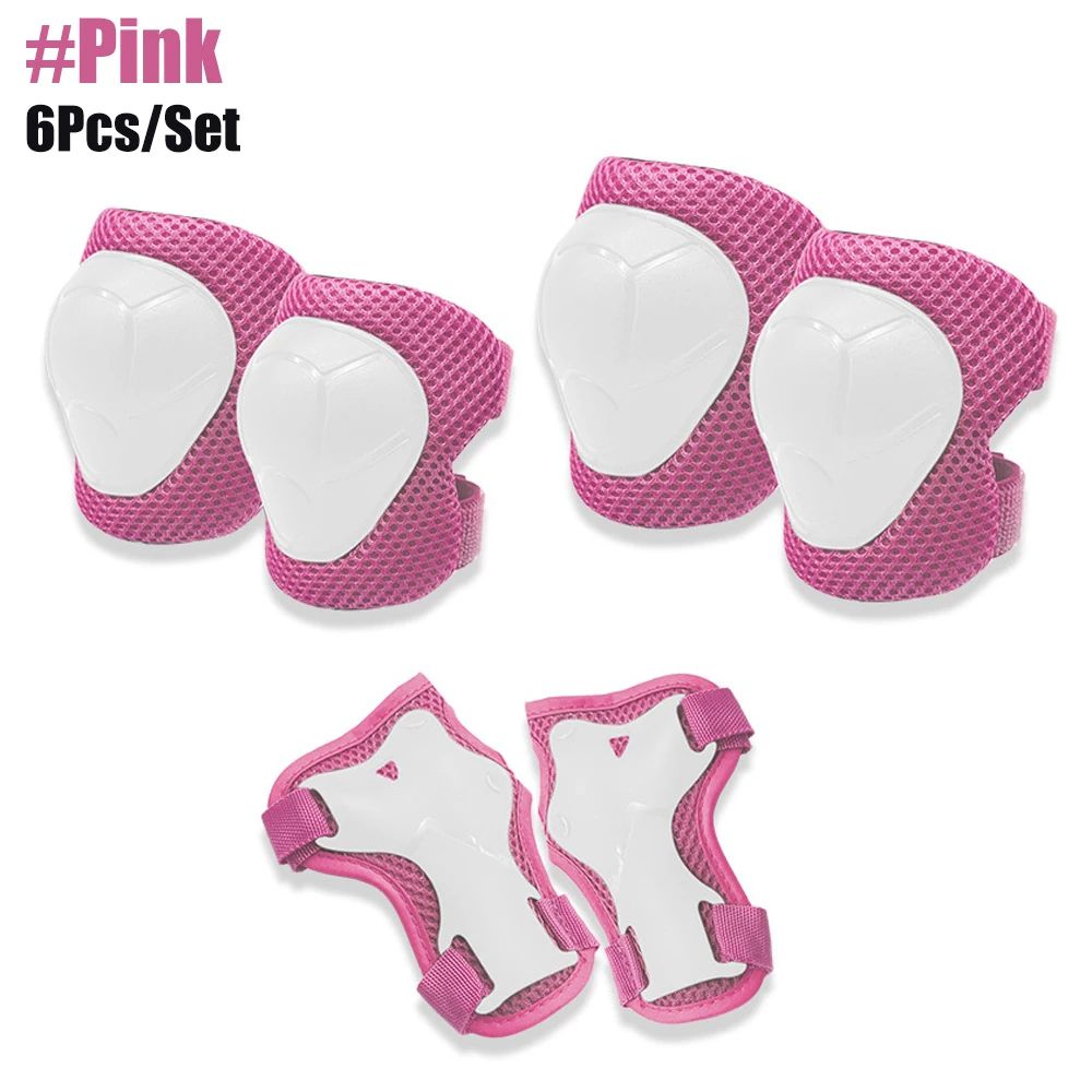 Kids Protective Gear Set 6 Piece Kids Knee And Elbow Pads With Wrist Guards For Skating Cycling And 12