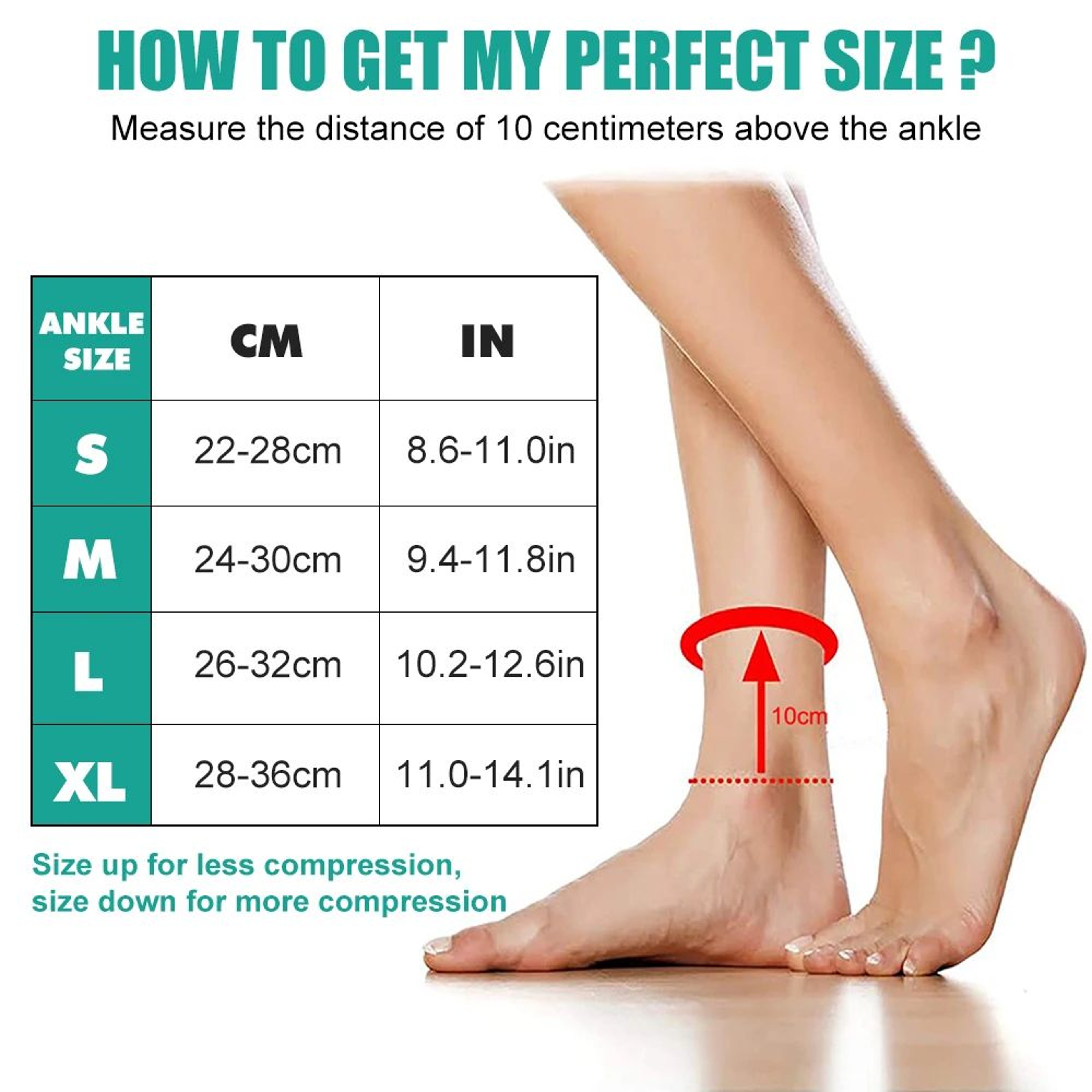Adjustable Ankle Brace Compression Support Strap 4
