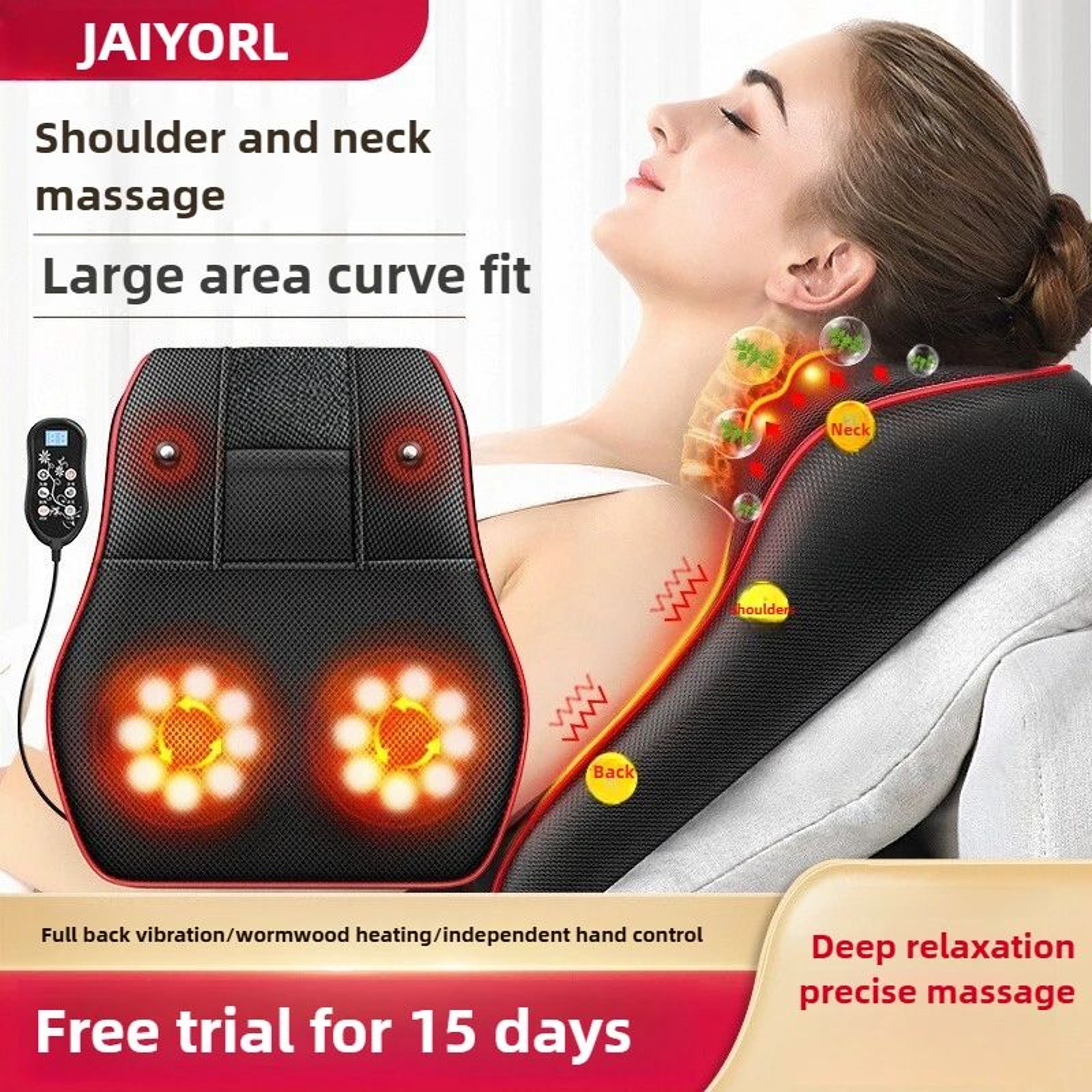 Electric Cervical Massage Pillow With Heat And Air Compression 0