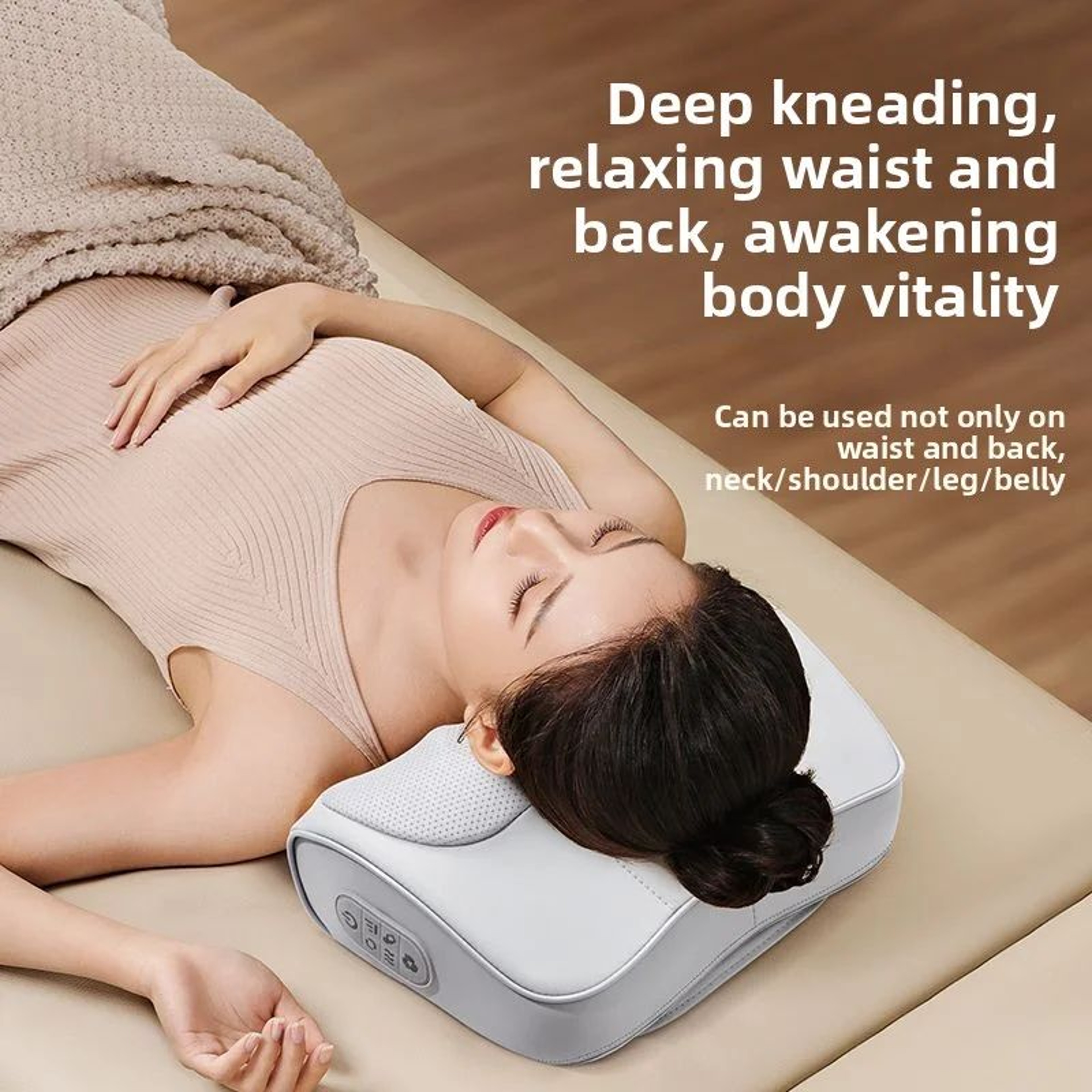 Shiatsu Neck Massage Pillow With Heat For Neck Back And Shoulders 5